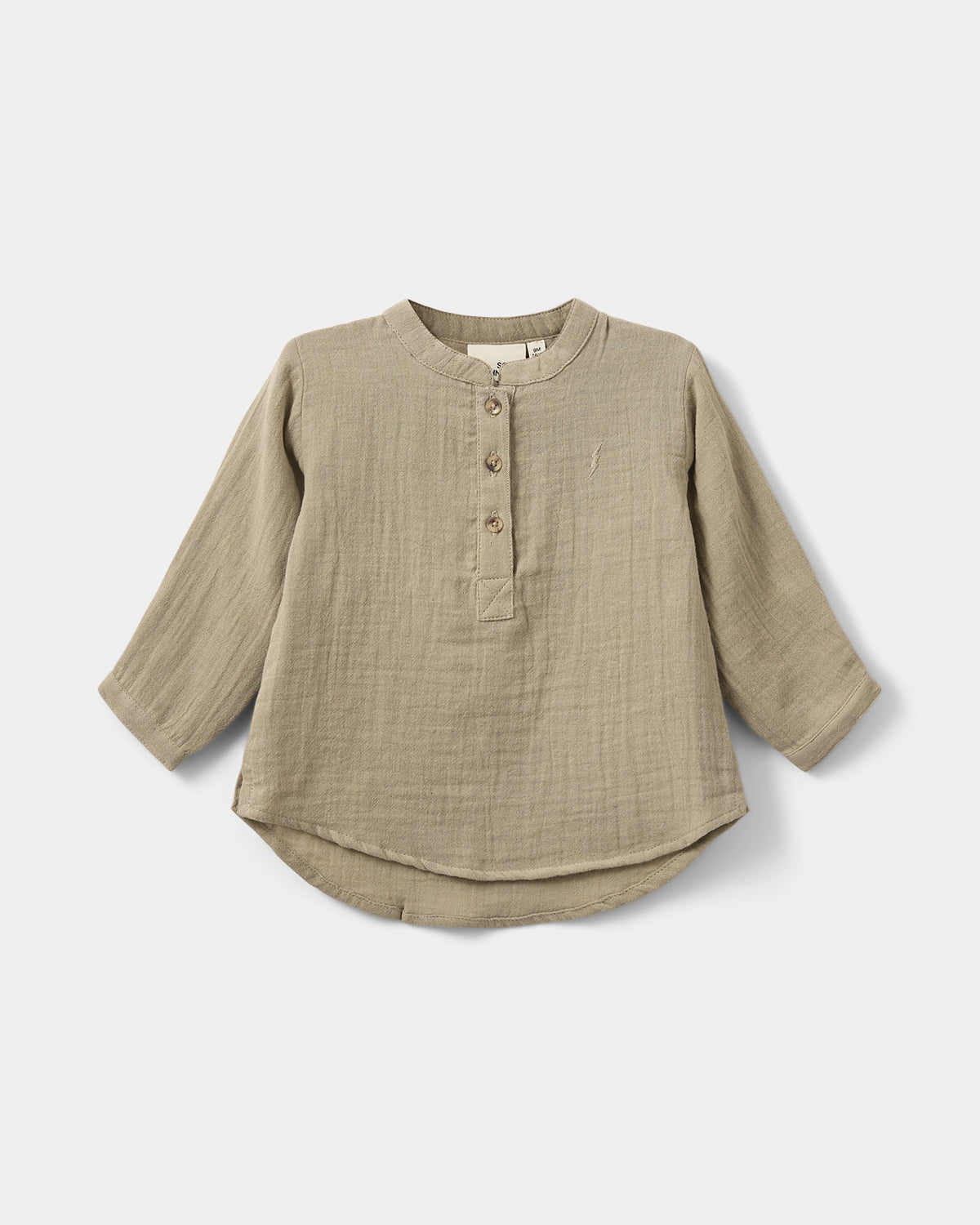 sofie-schnoor-baby-prestonsb-hemd-light-dusty-green-gr-68-128 image 1