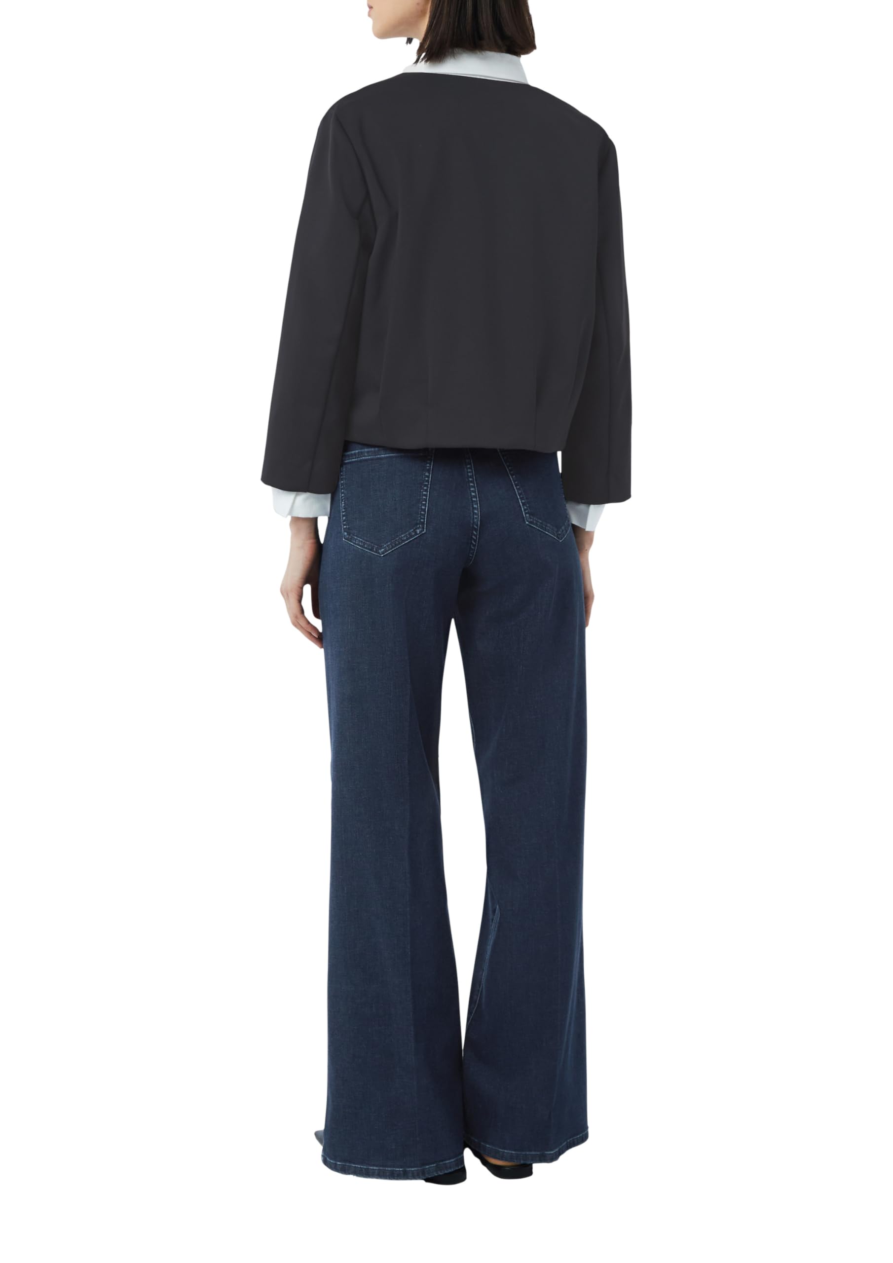 comma-scuba-jacke-boxy-fit-jacke-gr-e-44-navy-offen image 2
