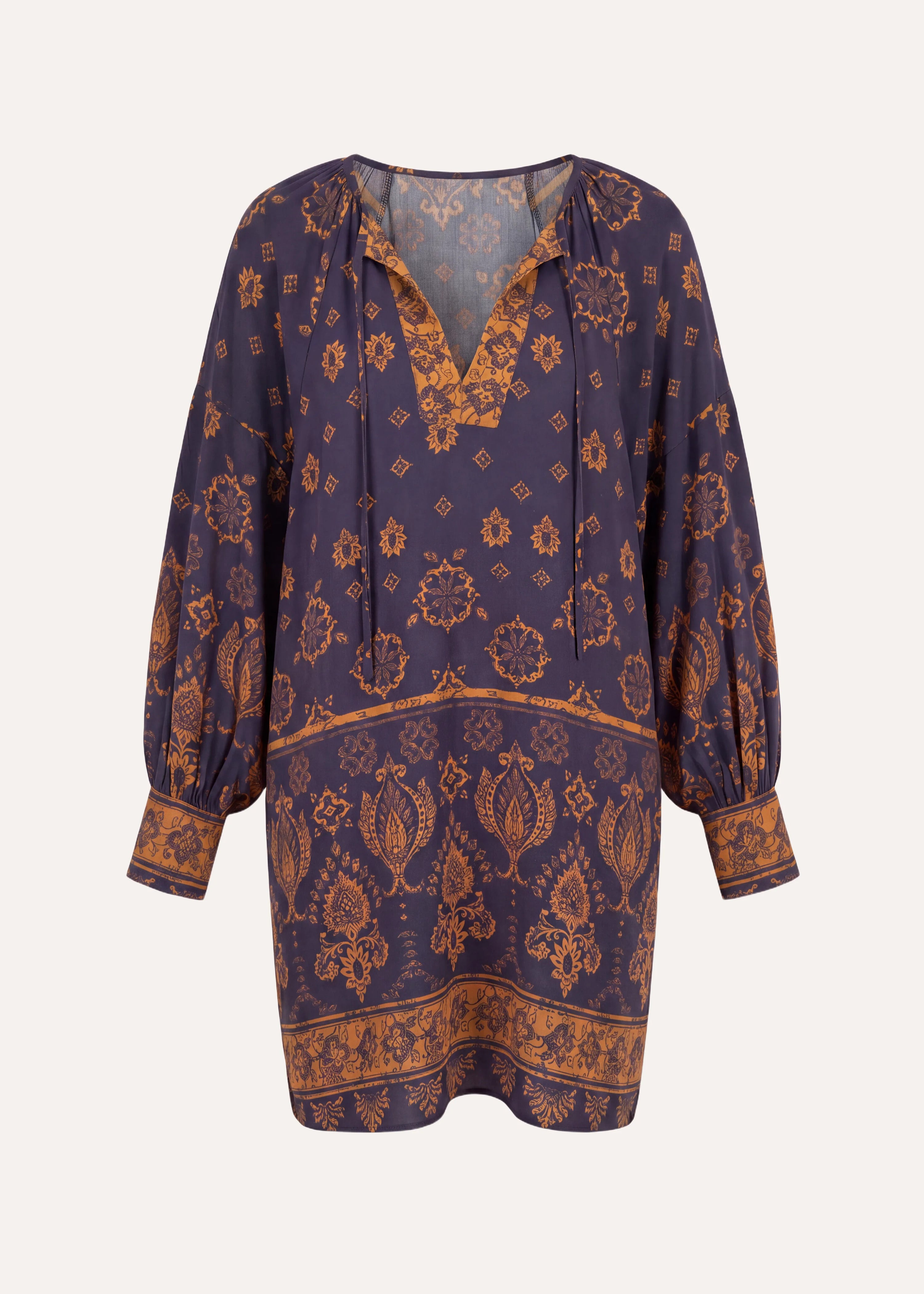 la-f-e-marabout-e-gopal-kleid-marine-paisley-viskose image 6