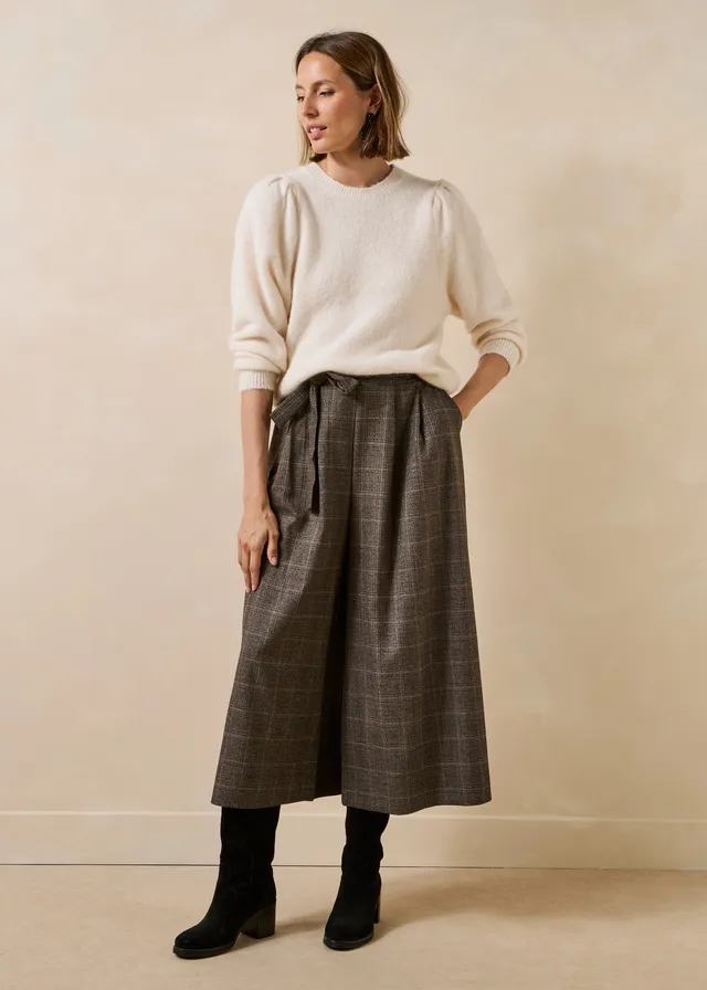la-f-e-marabout-e-dactus-culotte-hose-karo-braun-7-8 image 1