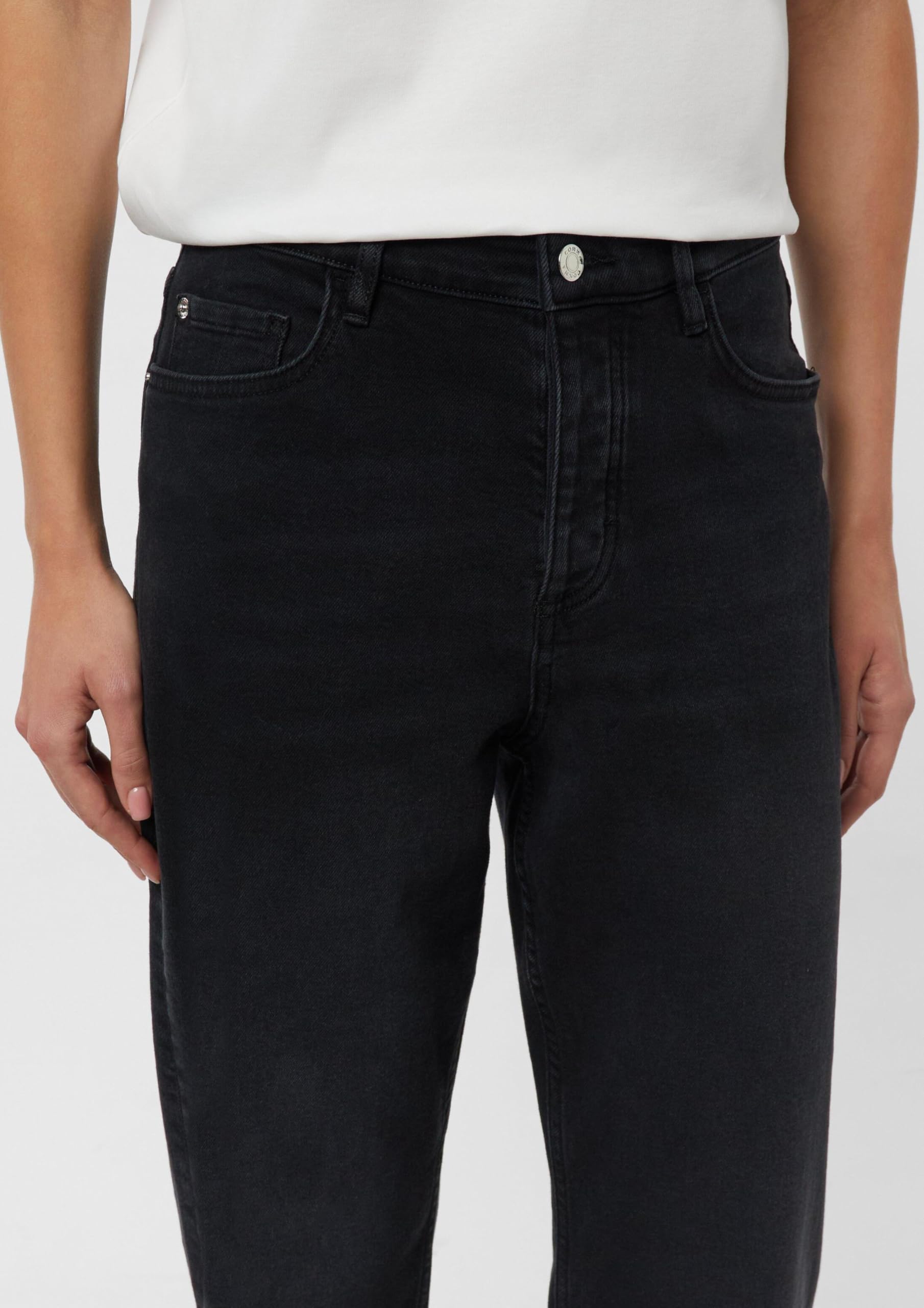 comma-jeans-high-rise-straight-leg-jeans-schwarz-gr-42 image 4