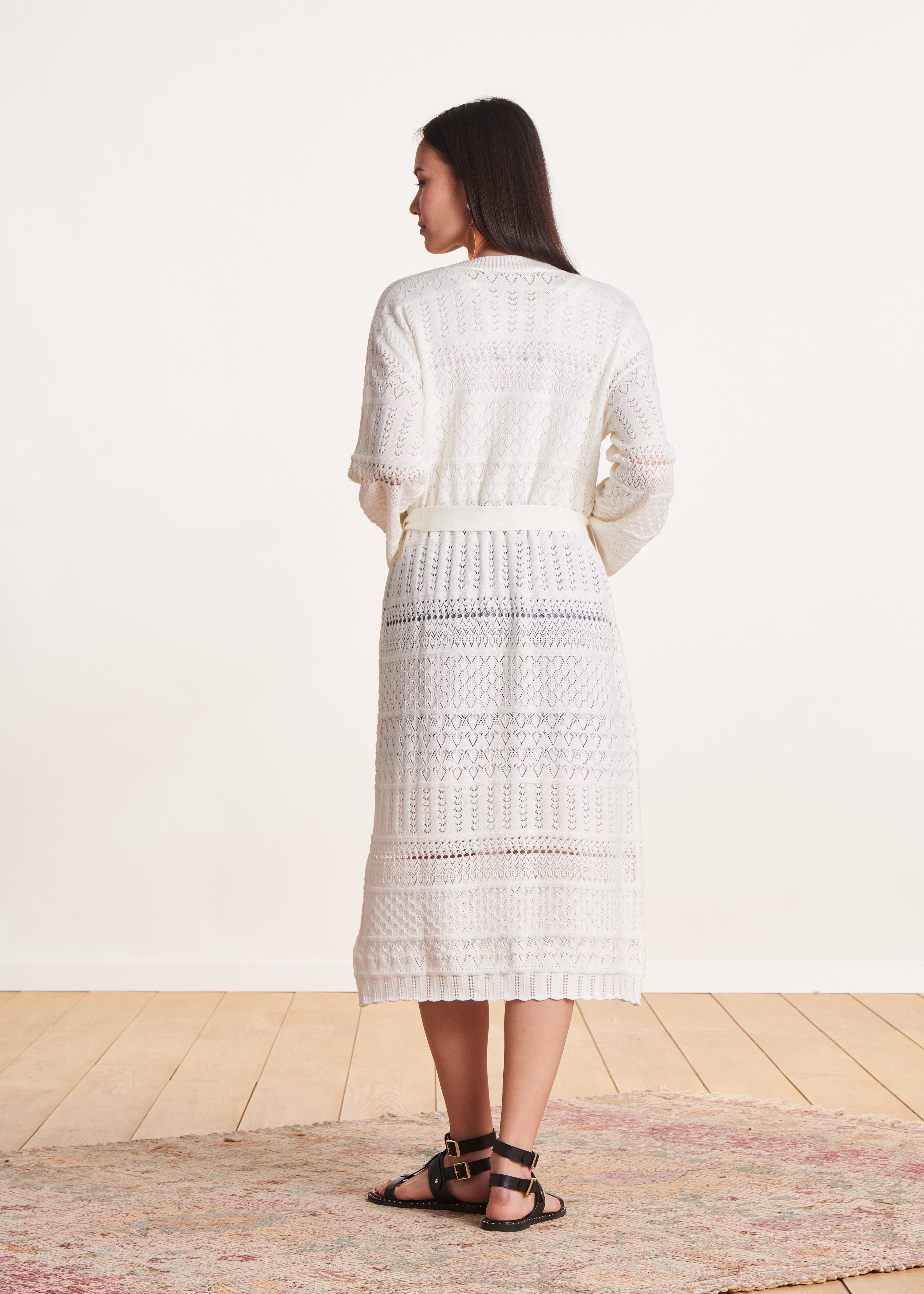 la-f-e-marabout-e-durken-strickjacke-ecru-lang-bio image 4