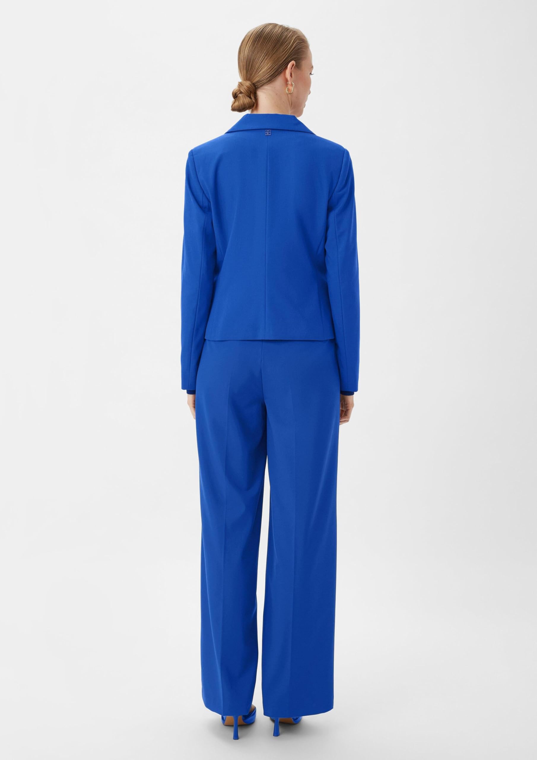 comma-blazer-tailliert-damenblazer-gr-46-ozeanblau image 6
