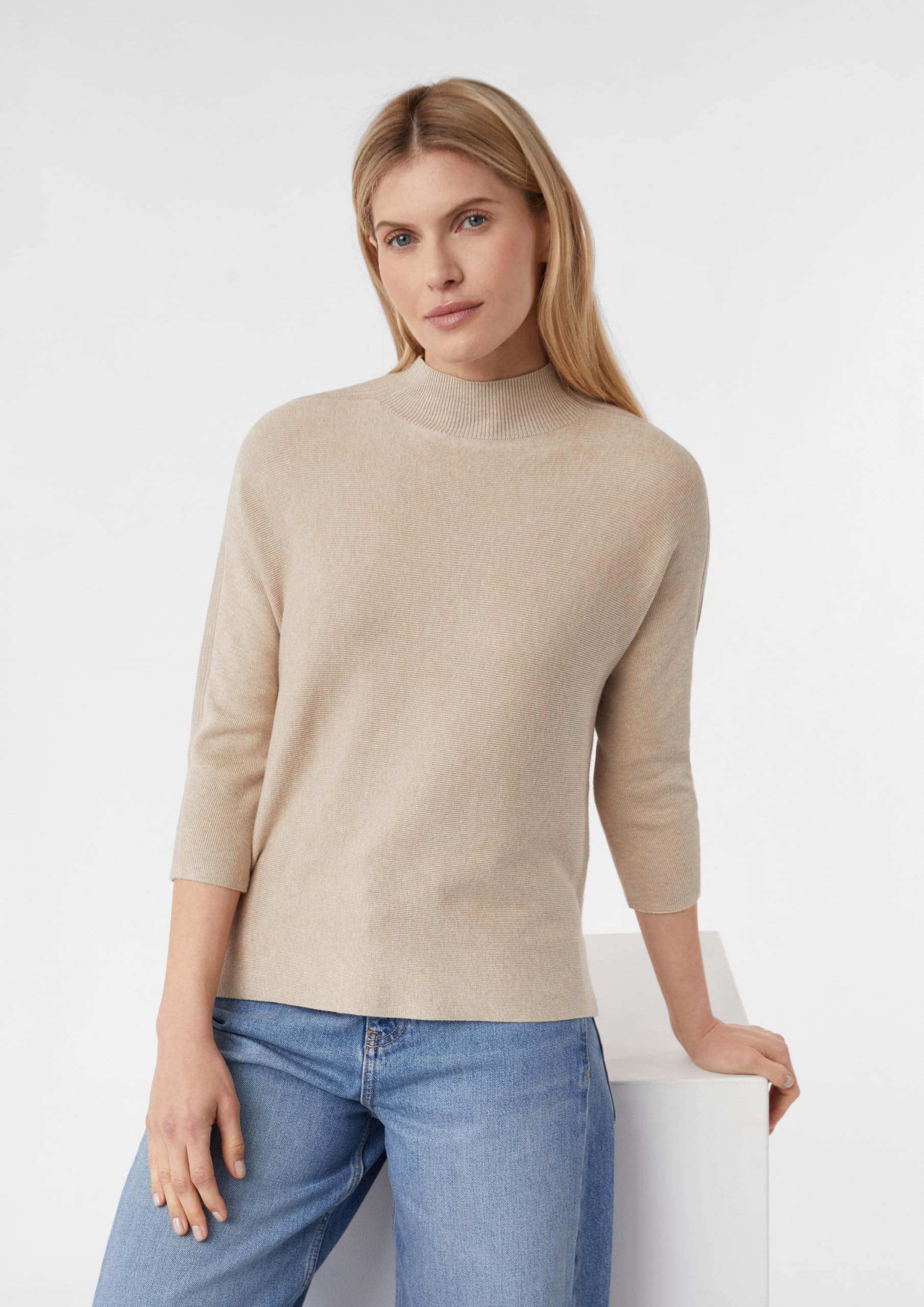 comma-strickpullover-viskosemix-stehkragen-gr-40 image 3