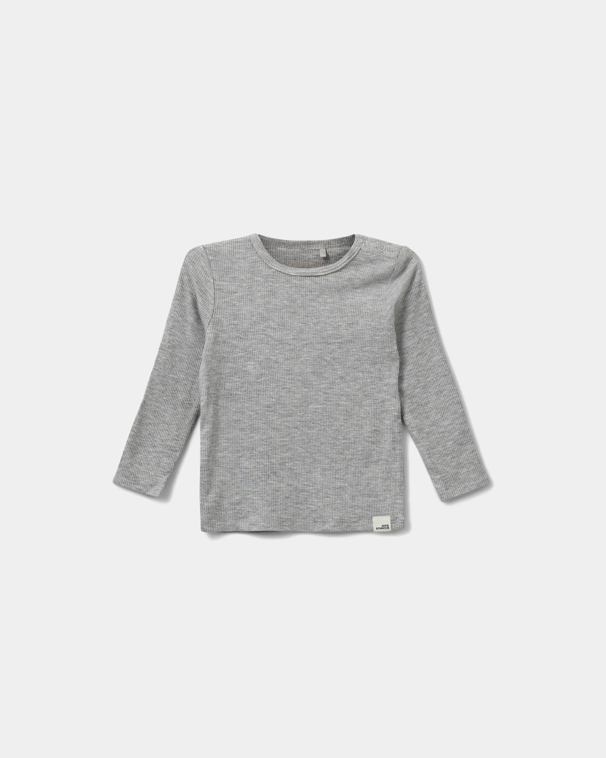 sofie-schnoor-kids-petriciasb-langarmshirt-grey-mel-rippe image 1