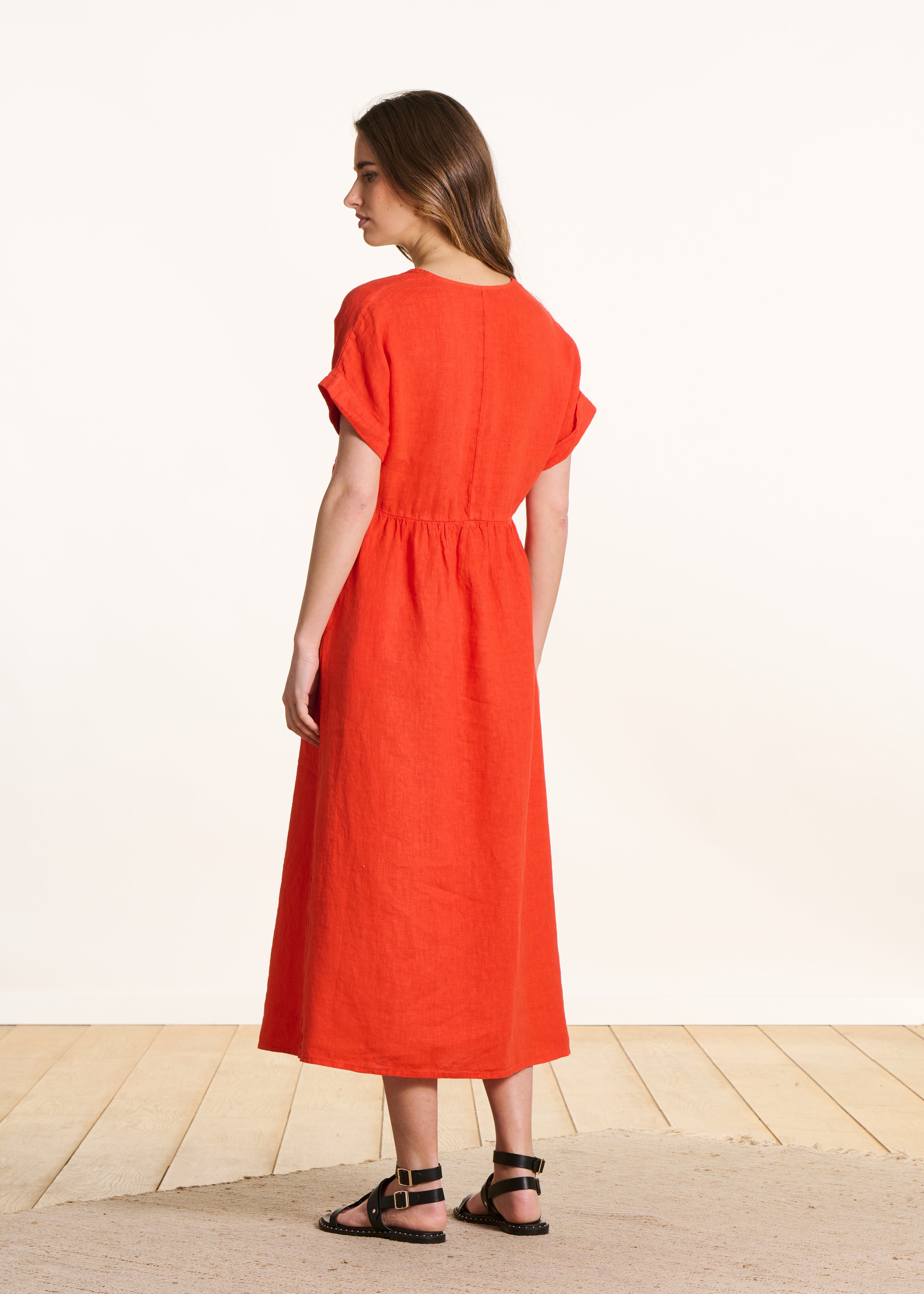 la-f-e-marabout-e-darling-maxikleid-orange-gr-36-leinen image 2