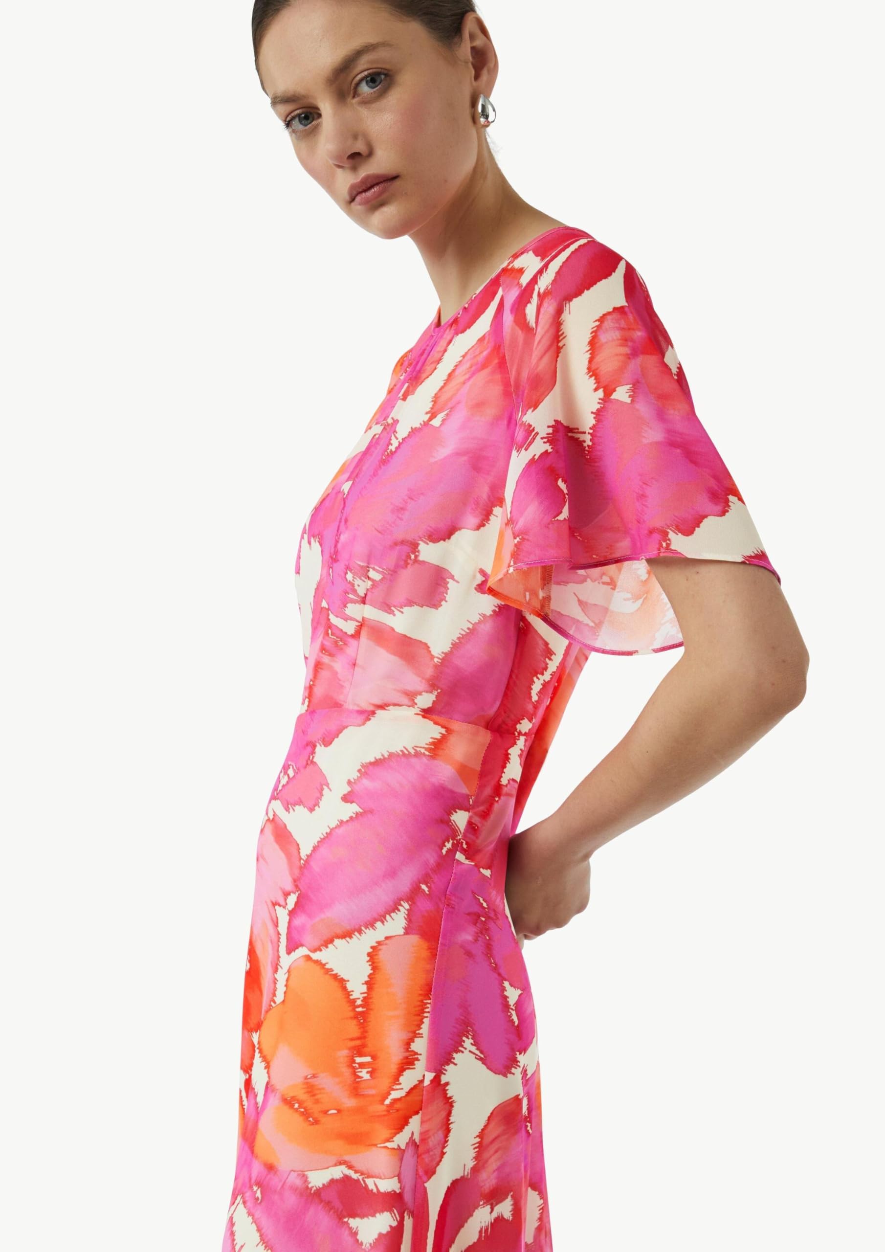 comma-midi-kleid-all-over-print-kleid-gr-44 image 4
