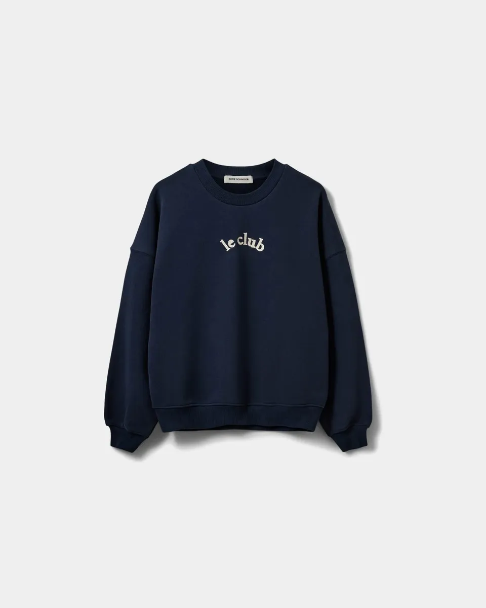 sofie-schnoor-parossw-sweatshirt-navy-oversized-baumwolle image 1