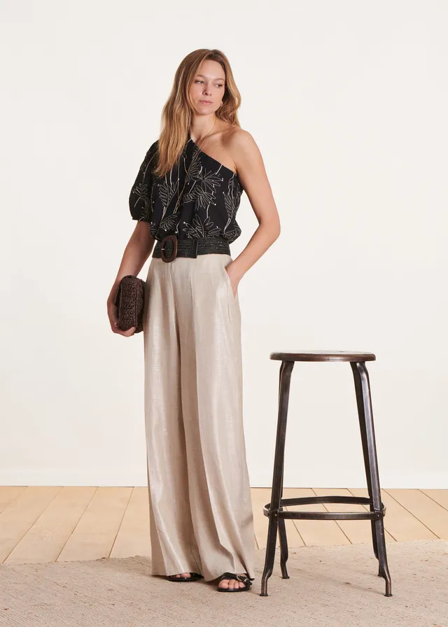 la-f-e-marabout-e-derick-hose-beige-leinen-gl-nzend-high-waist image 1