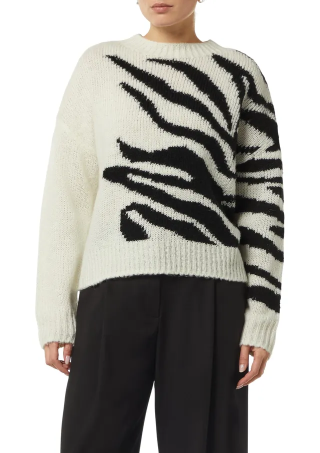 comma-knitwear-strickpullover-intarsien-damen-gr-e-38 image 1