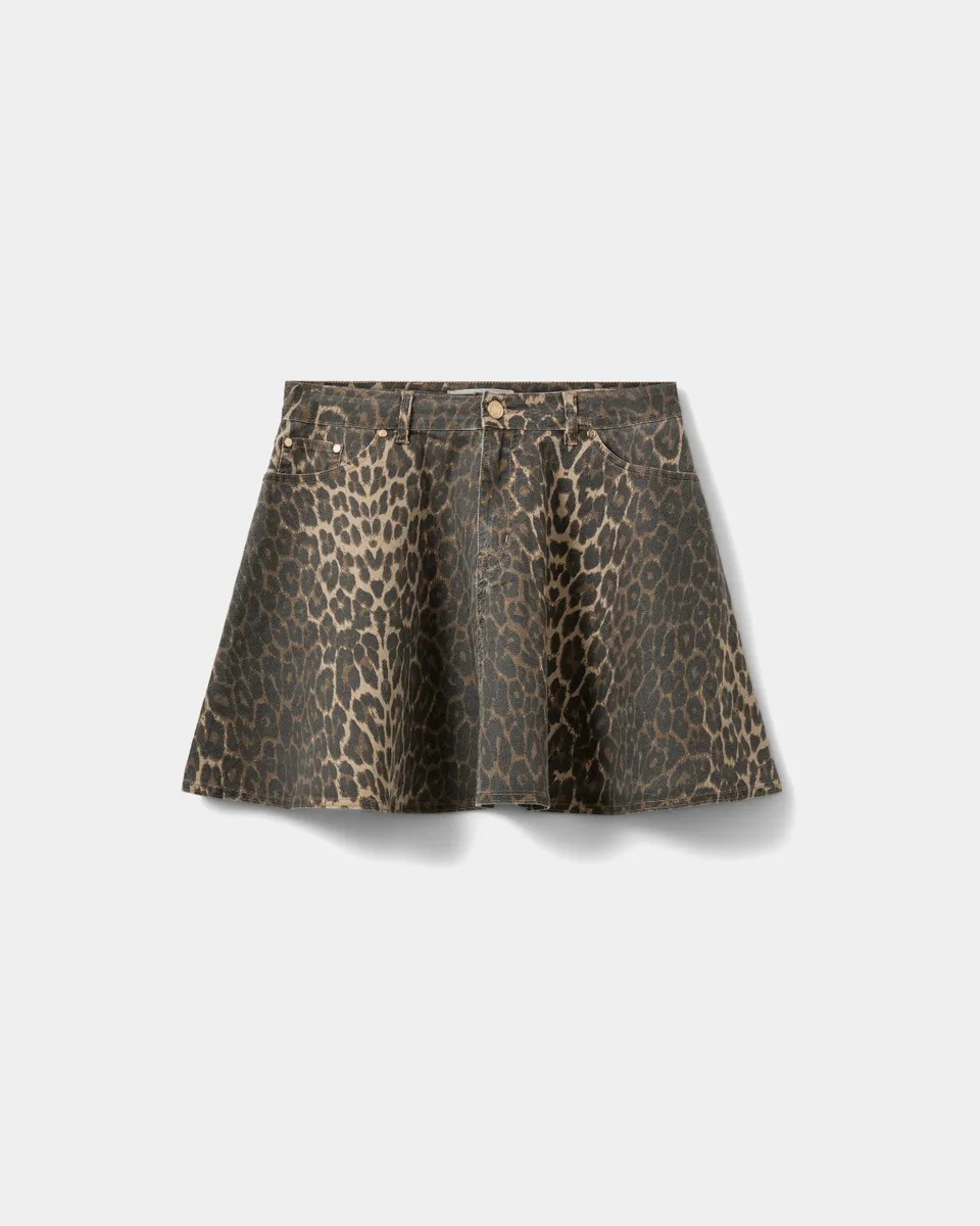 sofie-schnoor-women-indigosw-leo-rock-mini-leopard-denim image 1