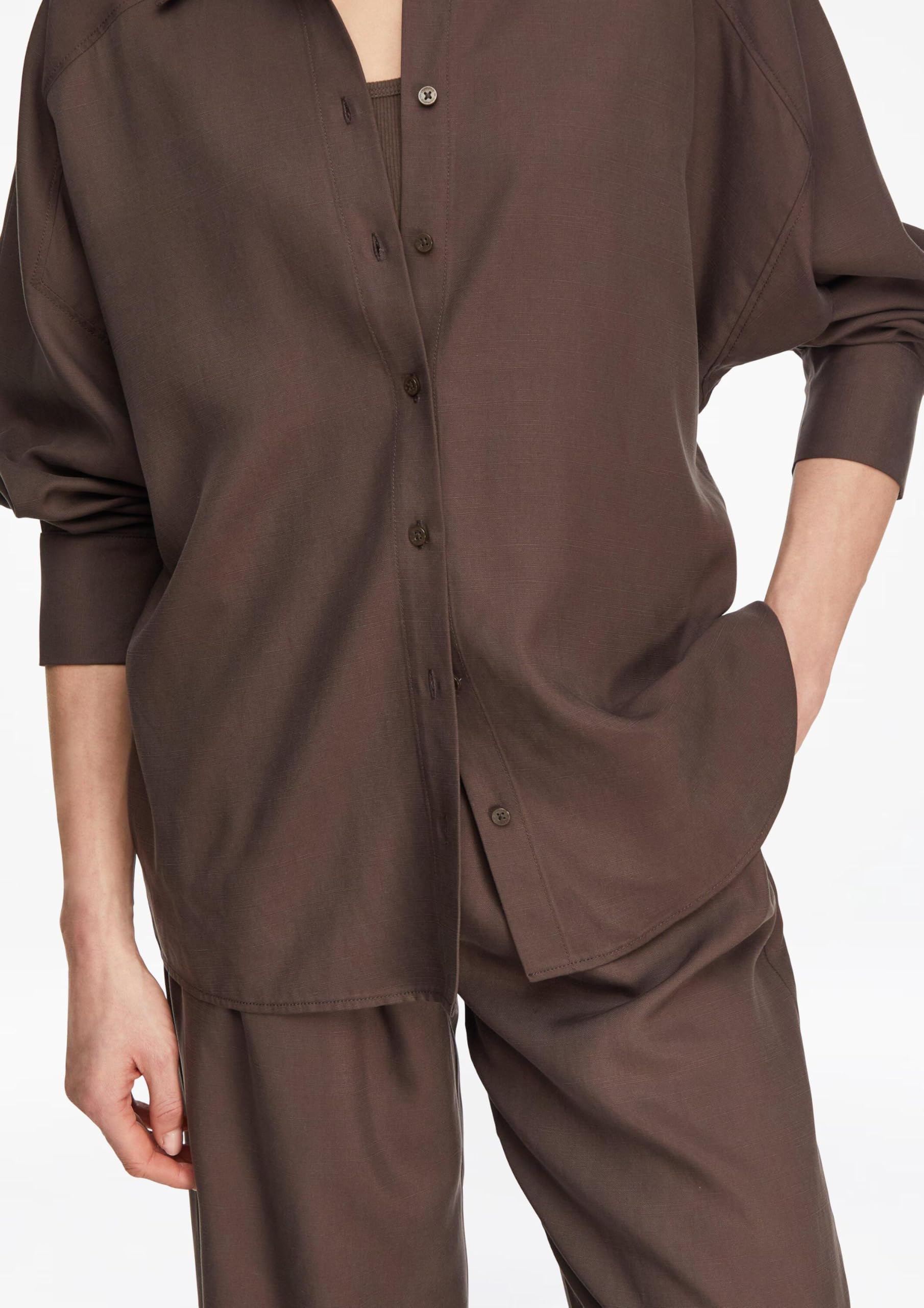 comma-lyocell-leinen-bluse-oversize-gr-36 image 4