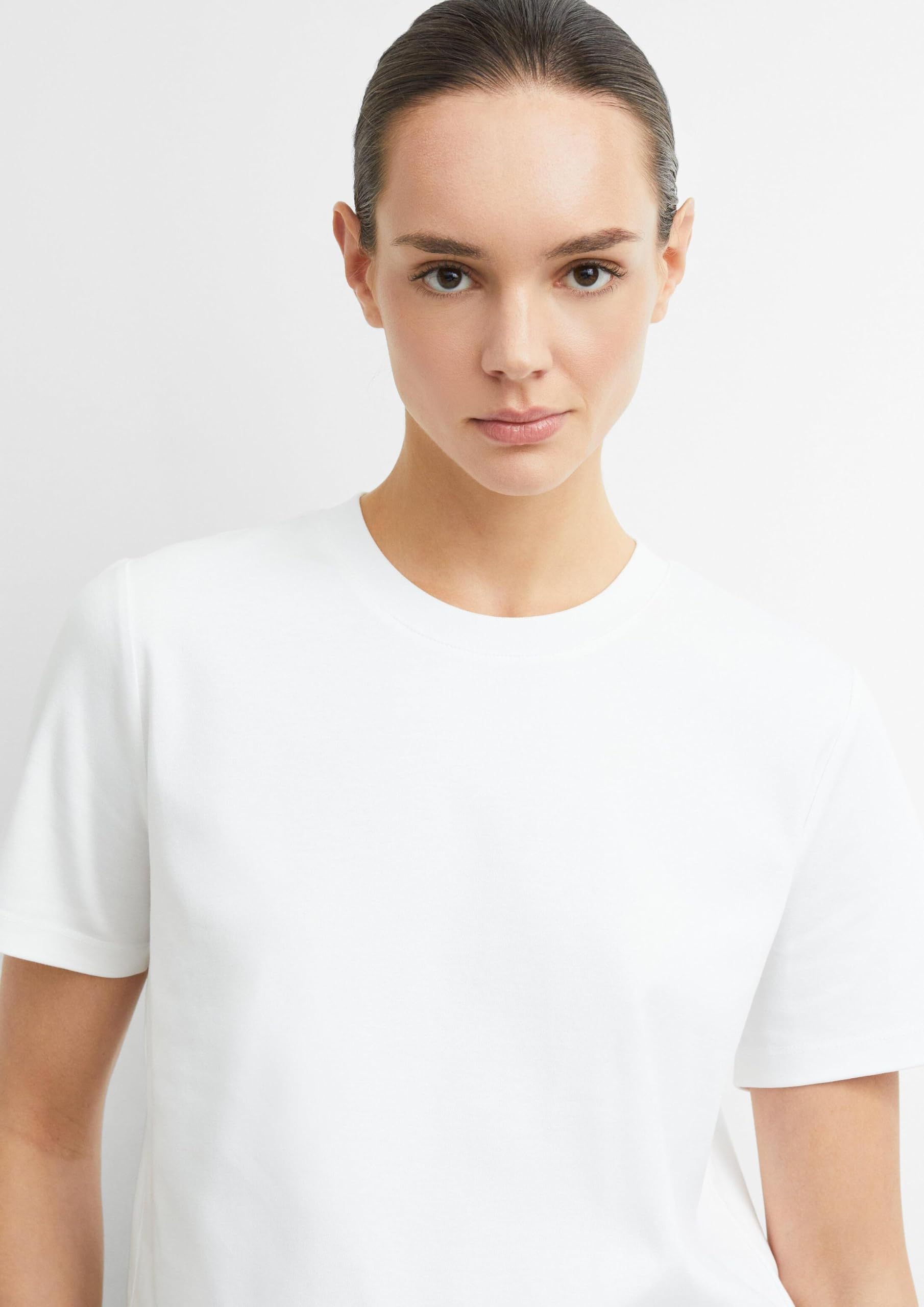 comma-tops-baumwoll-t-shirt-gr-40-kurzarm-basic image 3
