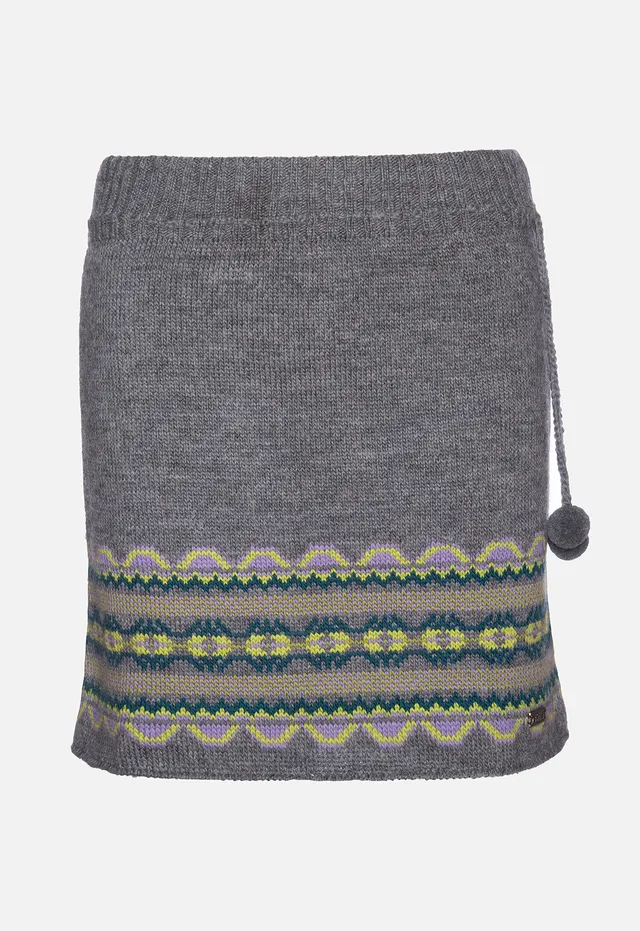 moshiki-hot-cookie-pranita-skirt-strickrock-grau-wolle image 1