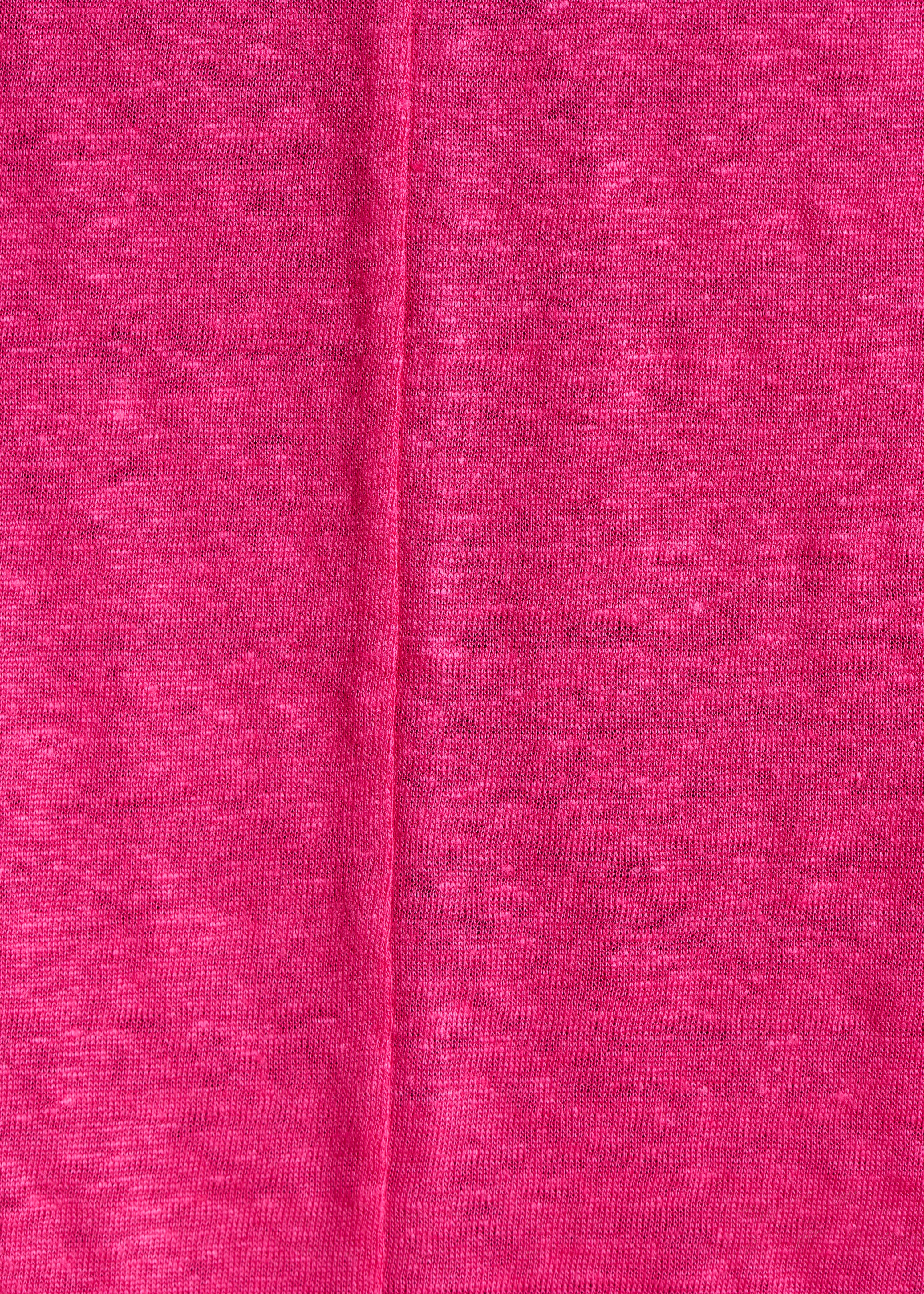 la-f-e-marabout-e-tops-t-shirts-t-shirt-fuchsia-leinen image 4