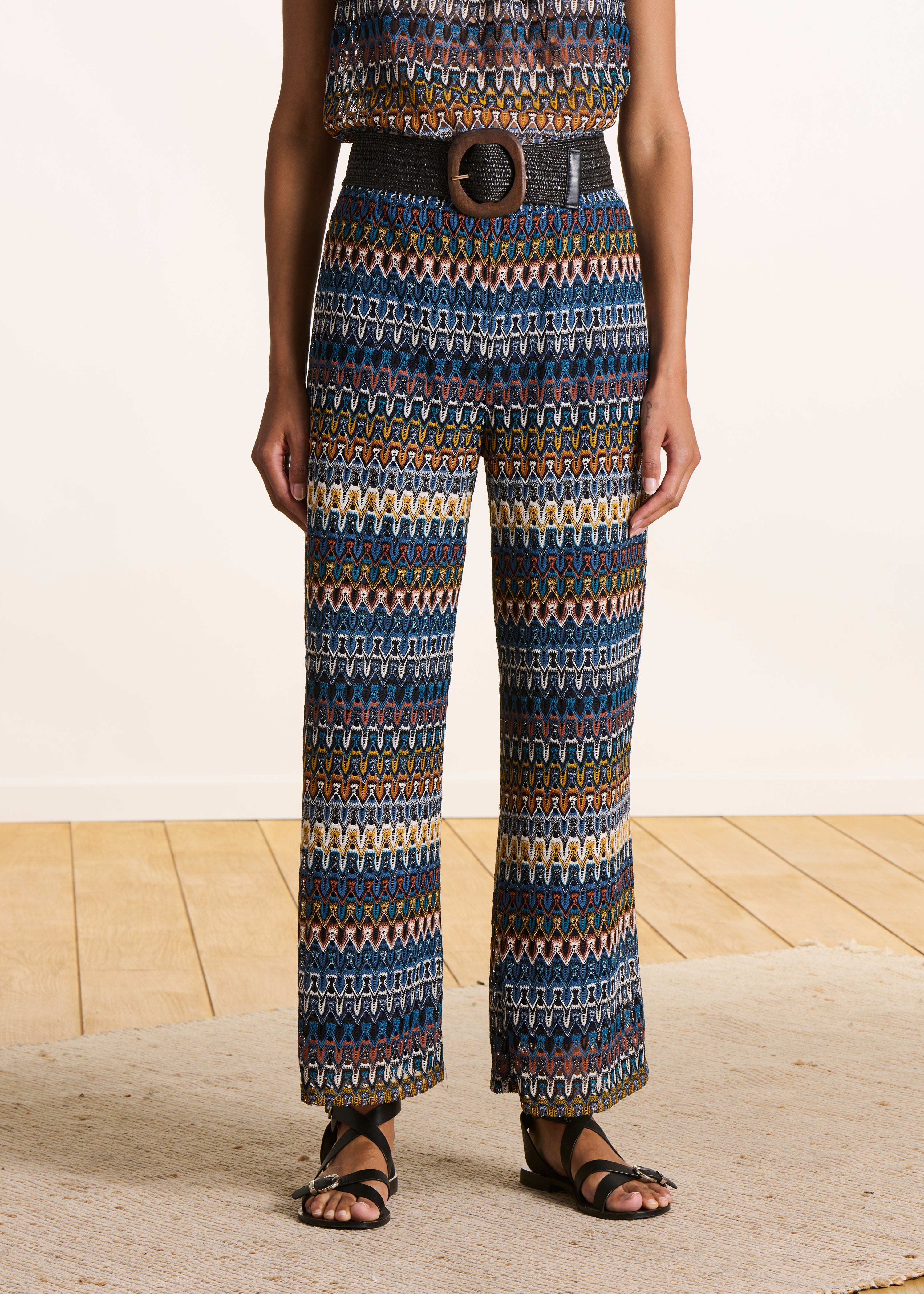 la-f-e-marabout-e-vurina-h-kel-hose-7-8-blau-weit image 2