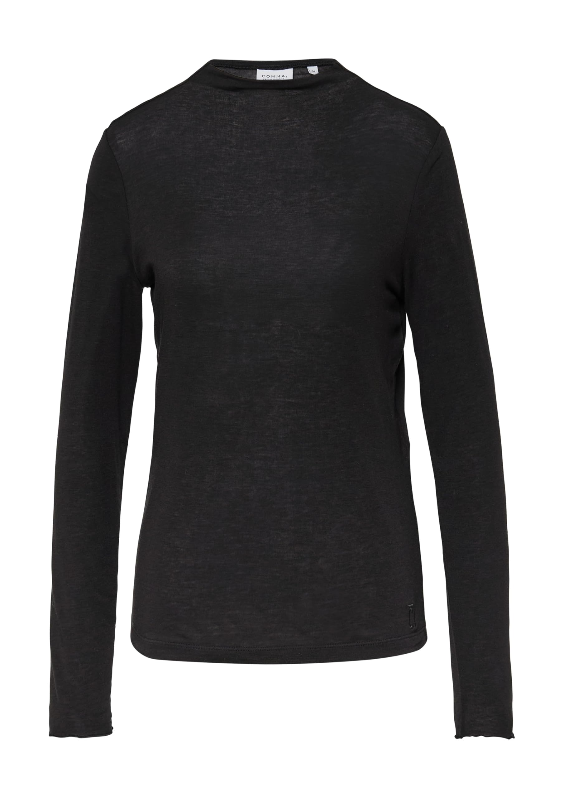 comma-longsleeve-slim-fit-schwarz-gr-44-stehkragen image 3
