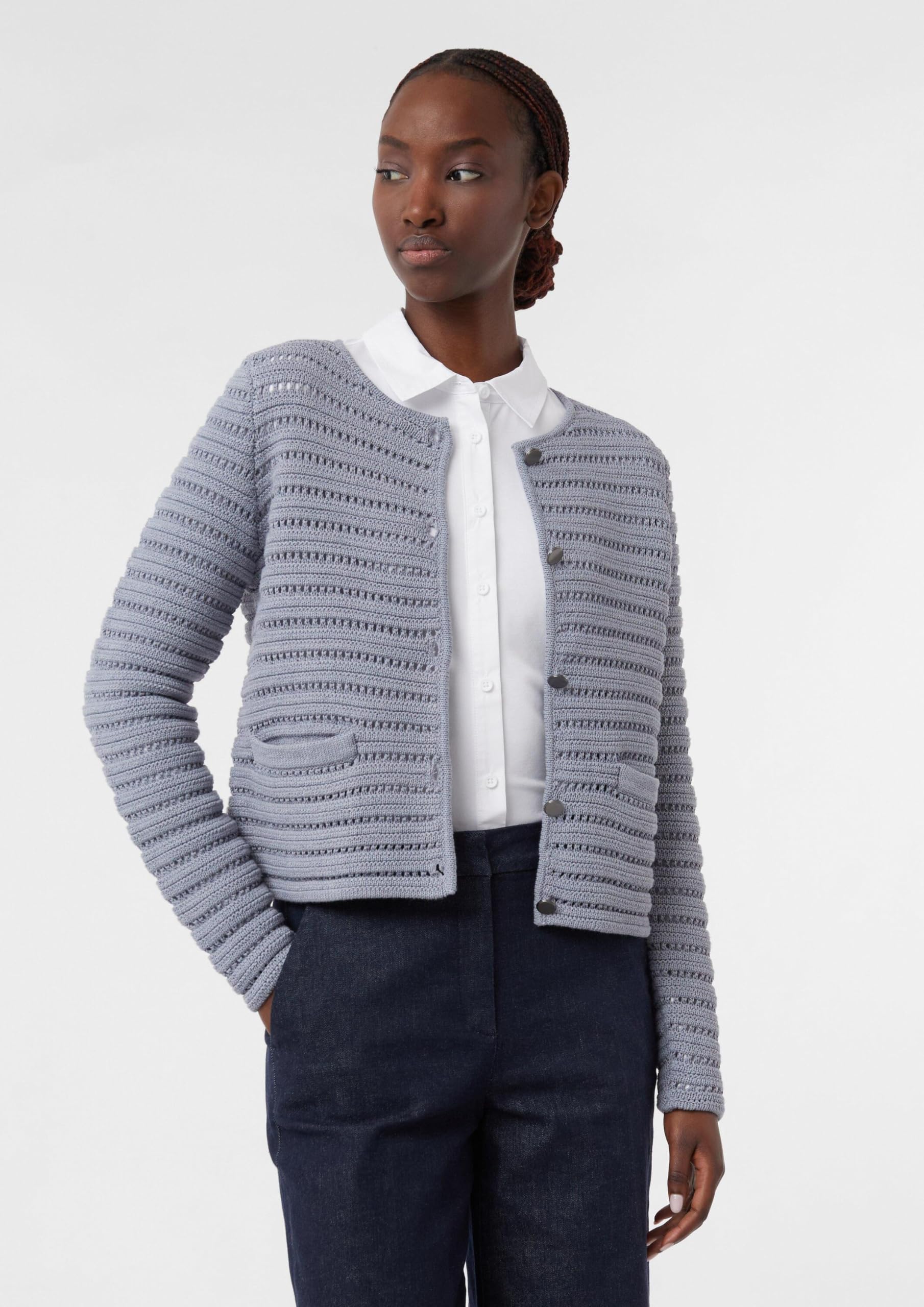 comma-strickjacke-2168921-cardigan-gr-42-schiefergrau image 2