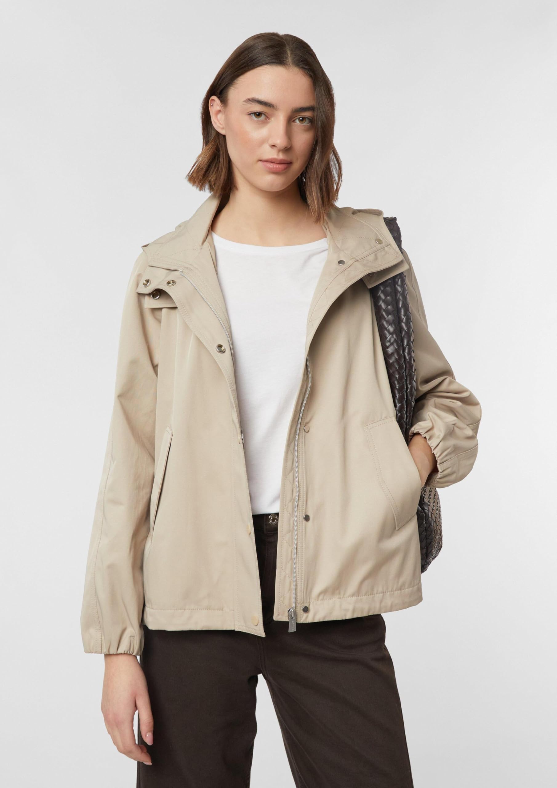 comma-outdoor-jacke-stehkragen-kapuze-gr-40-beige-bergang image 3