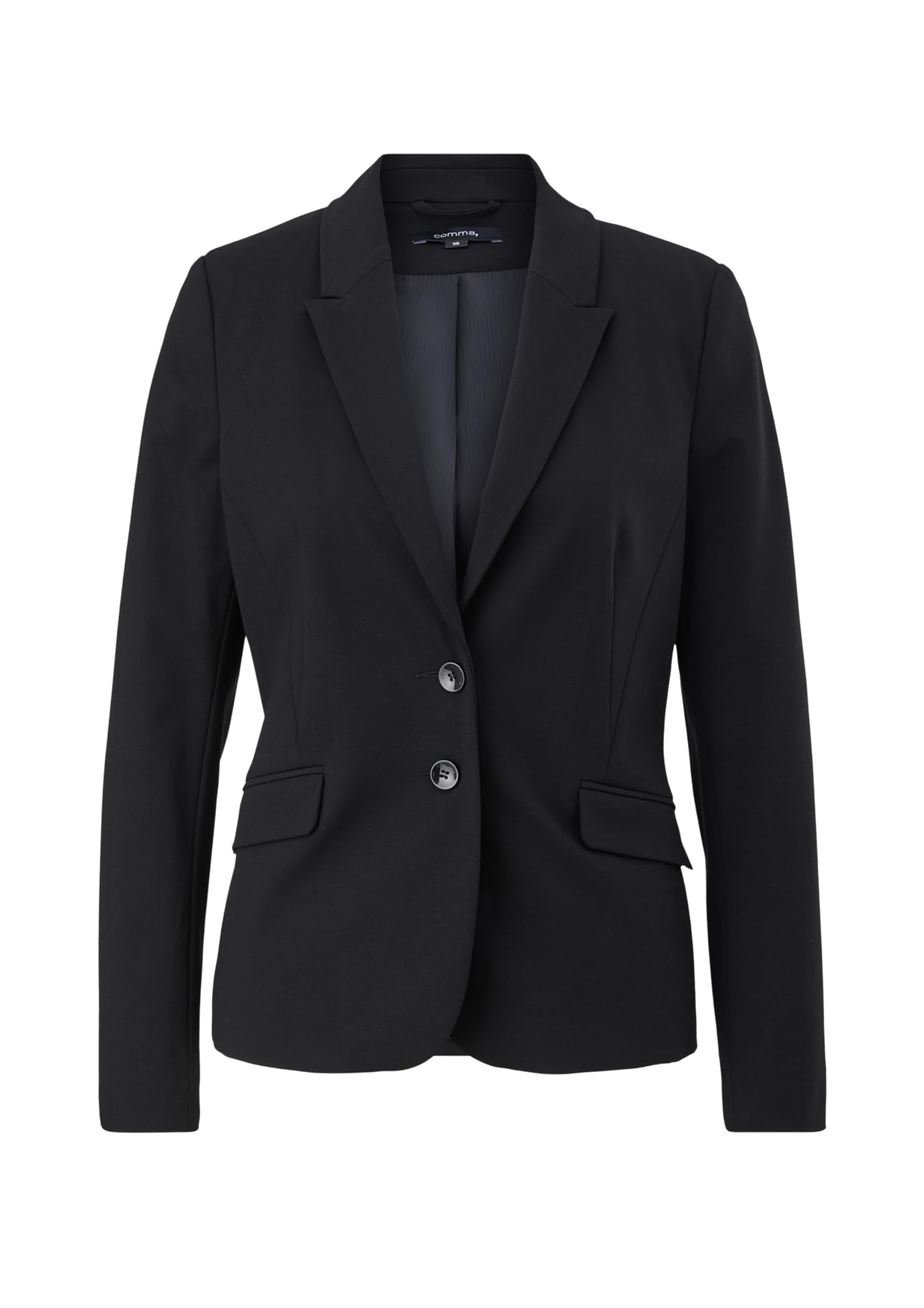 comma-anzugjacke-damen-gr-40-blazer-tailliert-2-knopf image 3