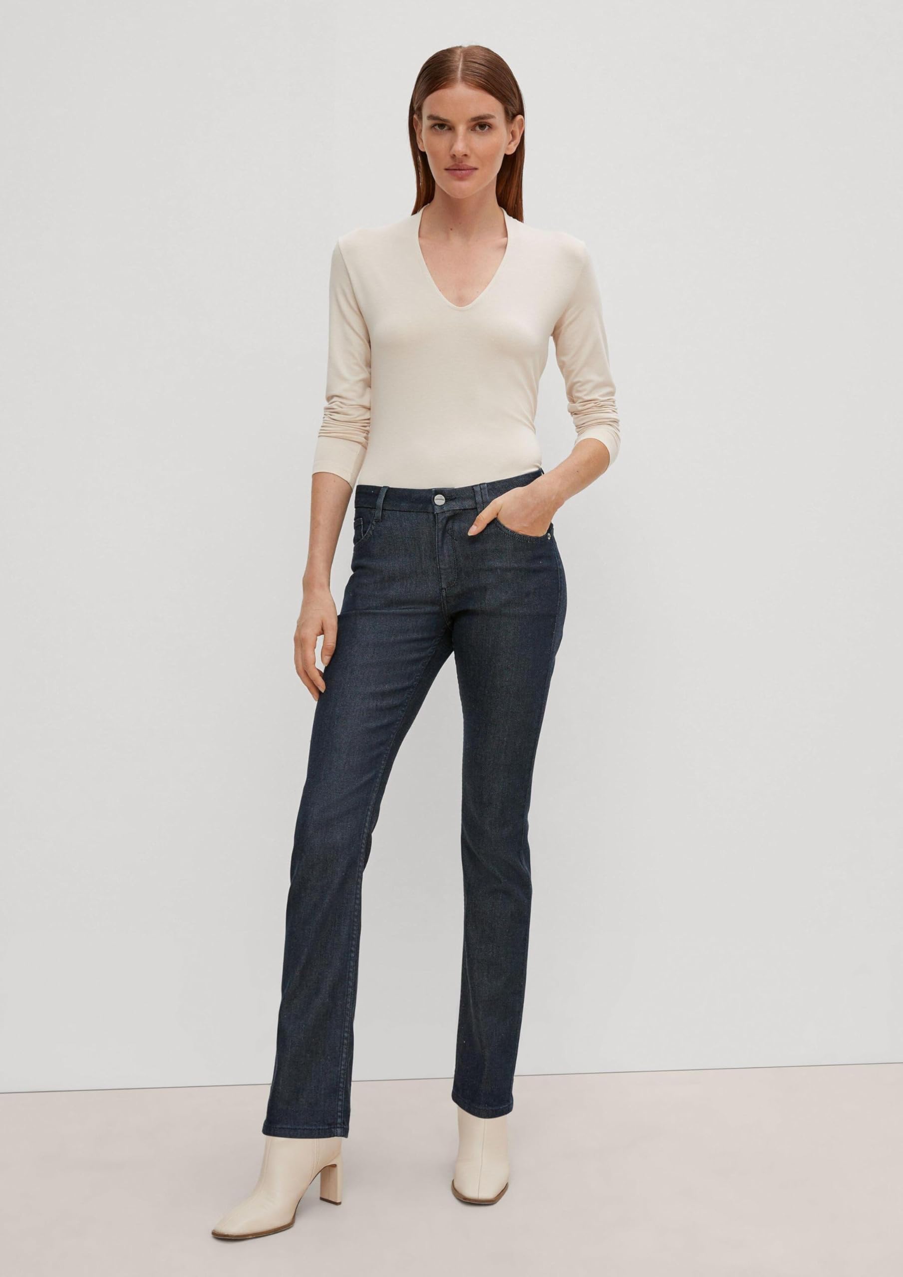 comma-jeans-regular-straight-leg-jeanshose-lang image 7