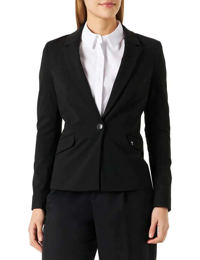comma-2128529-blazer-damen-grau-schwarz-gr-e-34 image 1