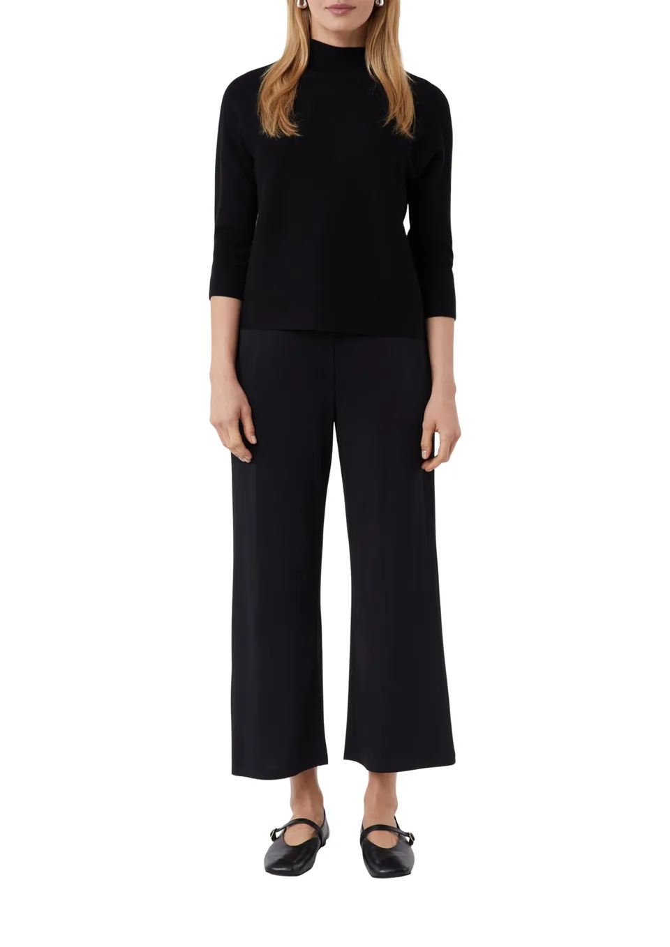 comma-2169519-strickpullover-schwarz-gr-40-stehkragen image 1