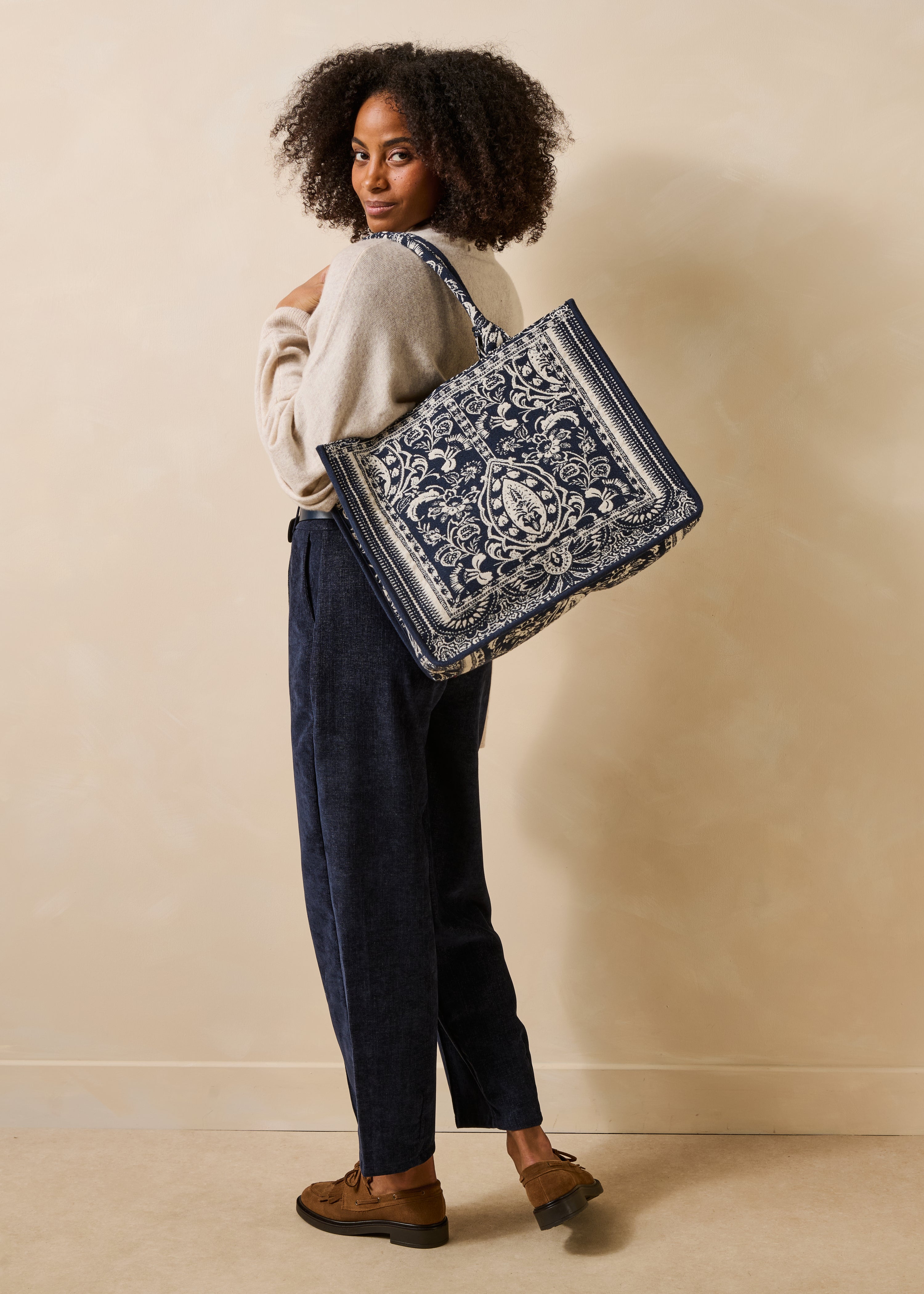 la-f-e-marabout-e-tromso-shopper-navy-jacquard-baumwolle image 4