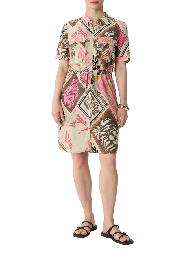 comma-hemdblusenkleid-all-over-print-gr-e-42 image 1