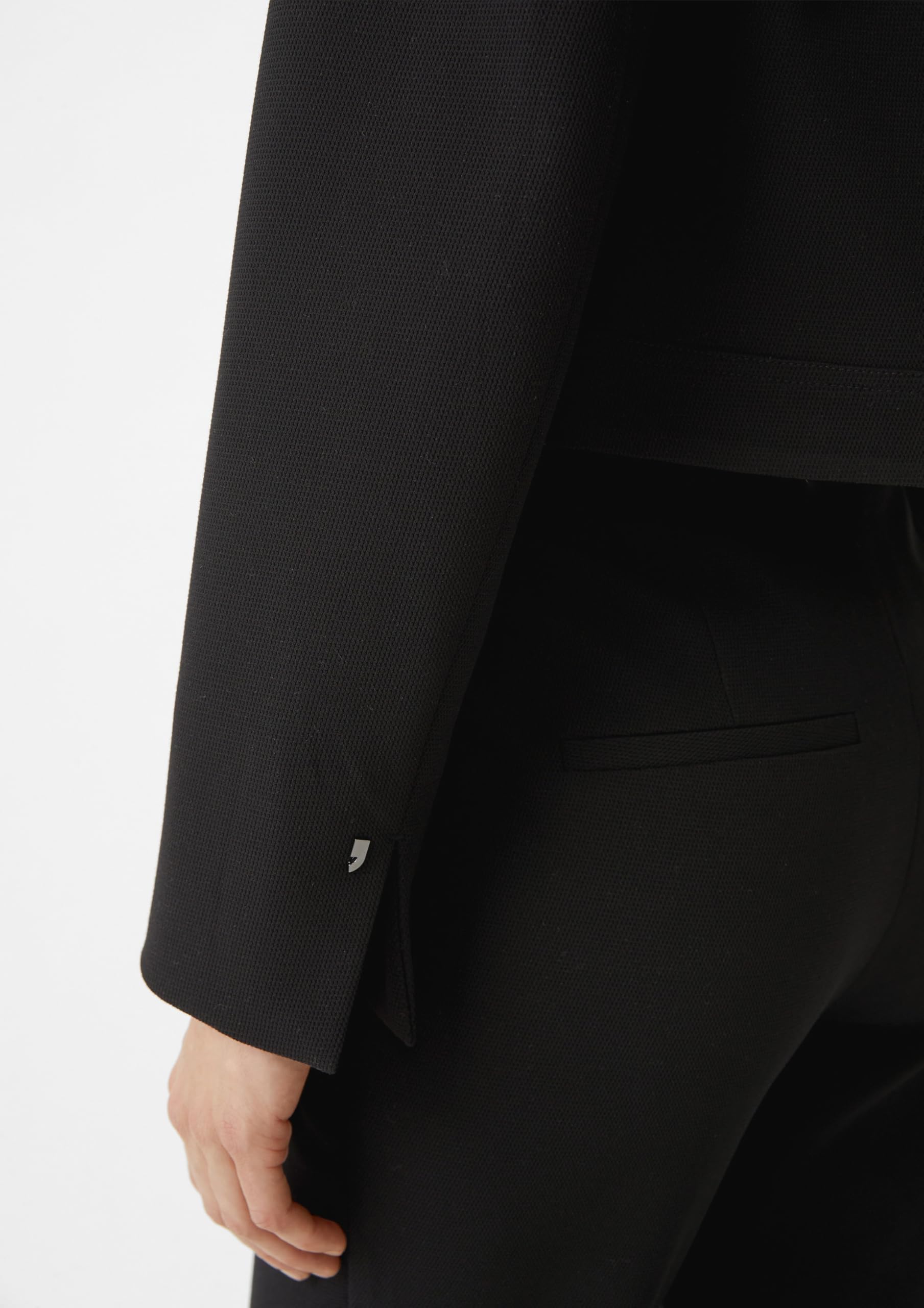 comma-blazer-kurz-damen-viskosemix-reverskragen image 6