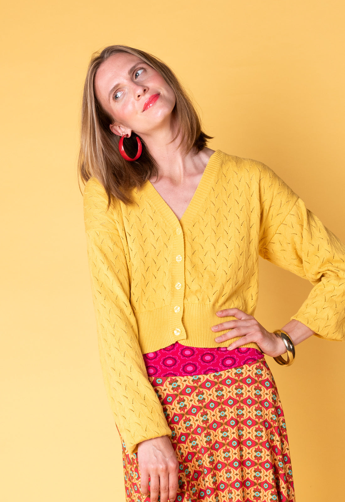 moshiki-tamani-i-101-strickjacke-flamingo-bio-baumwolle image 7