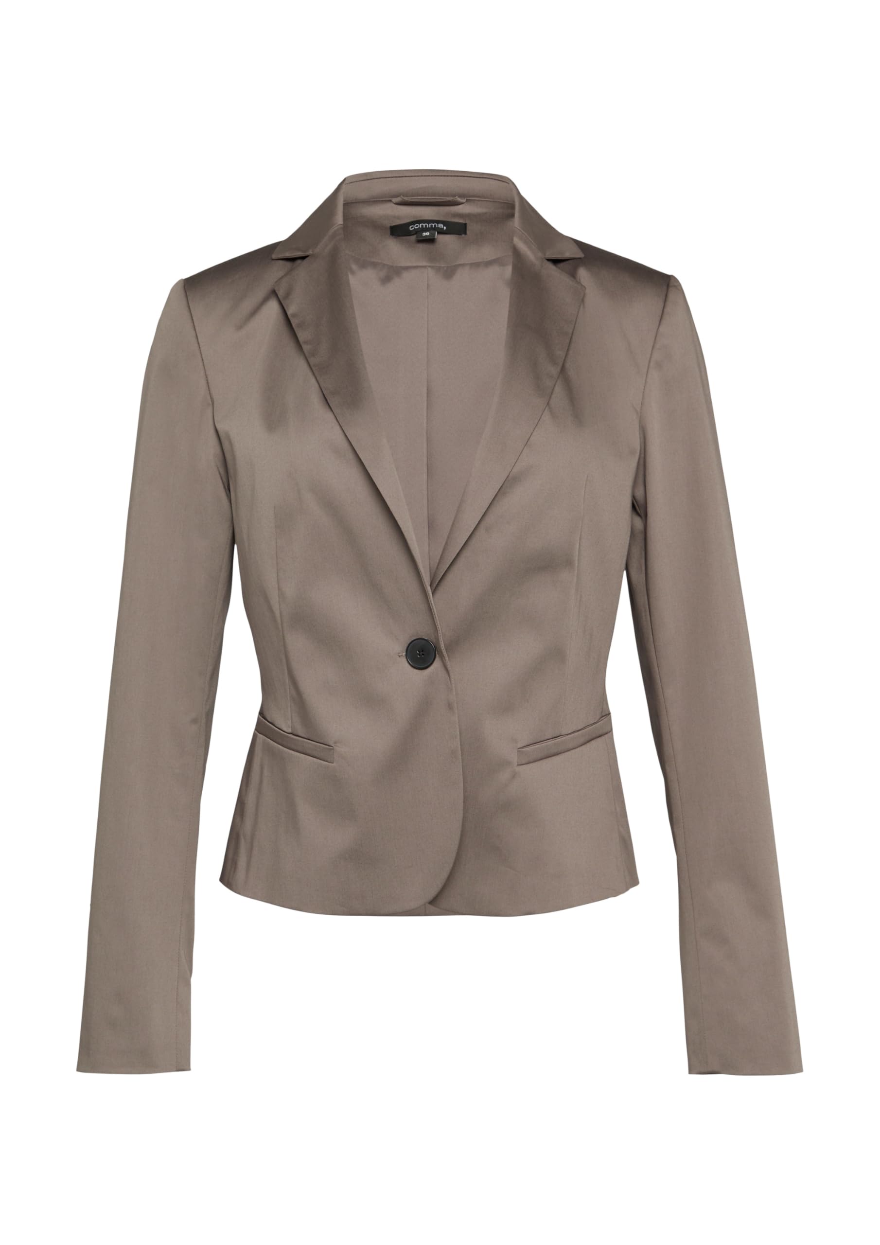 comma-blazer-baumwollstretch-tailliert-reverskragen-business image 3