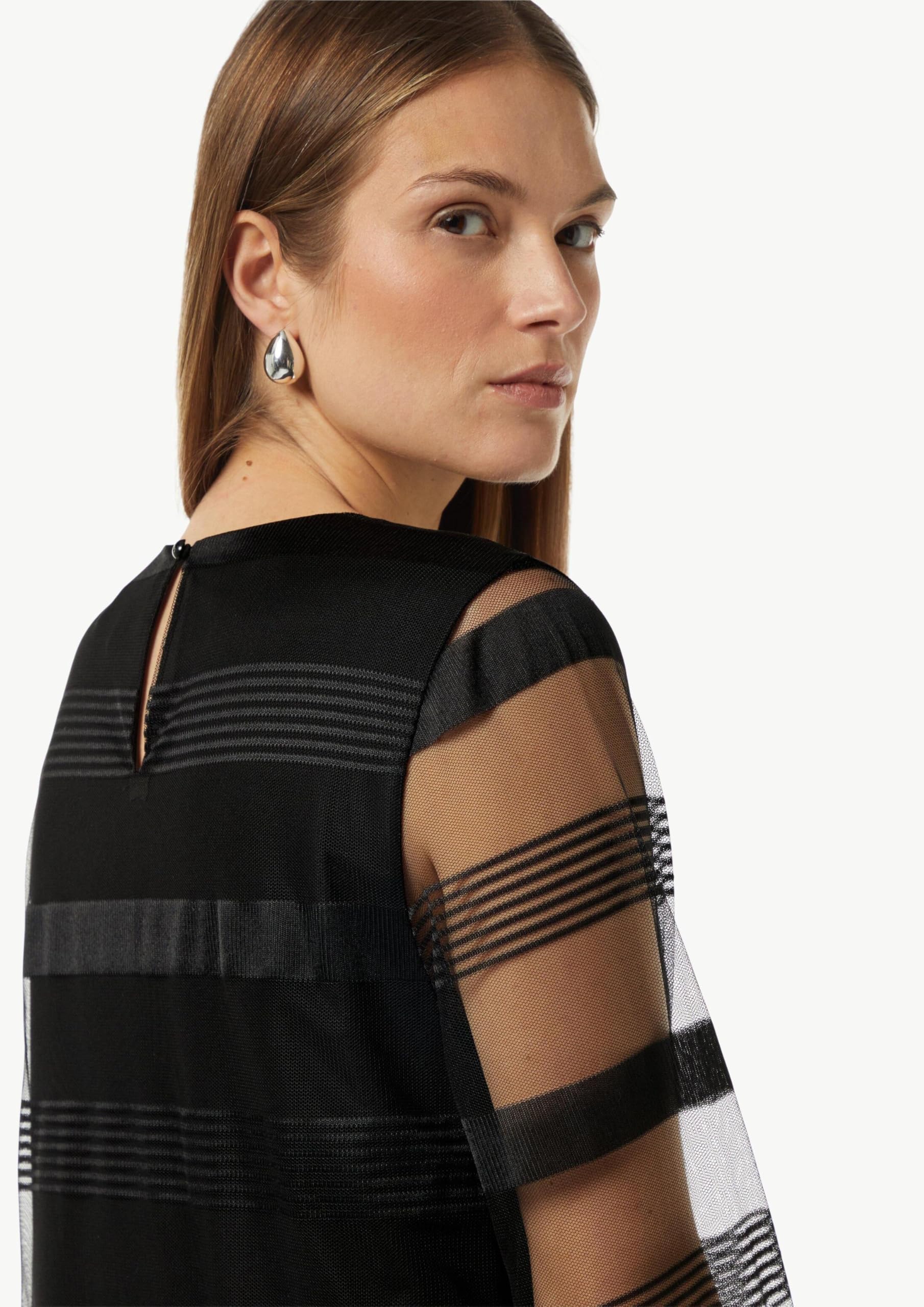 comma-dresses-mesh-kleid-gestreift-gr-e-36-rundhals image 4