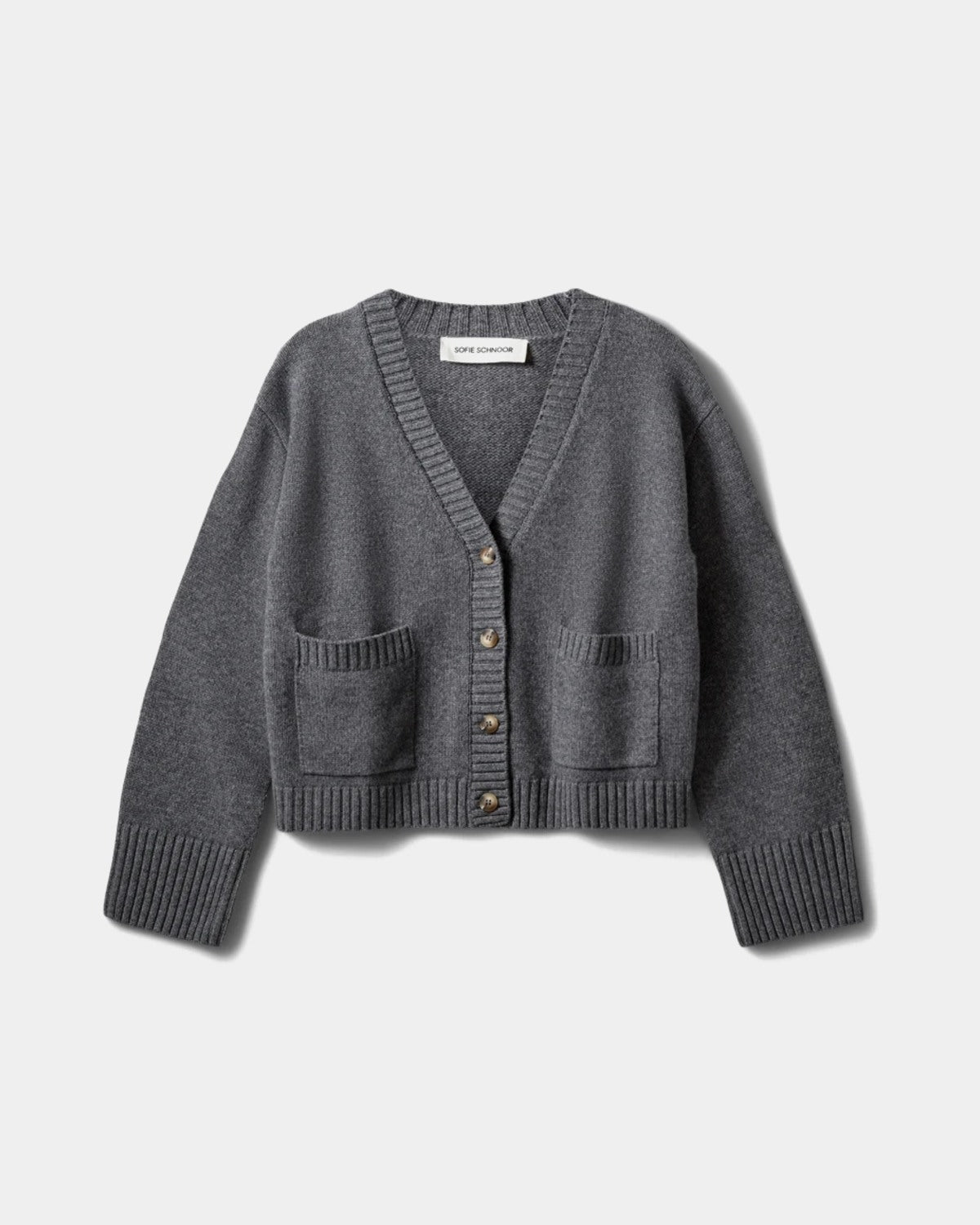 sofie-schnoor-women-elowensw-strickjacke-grau-melange-wolle image 1