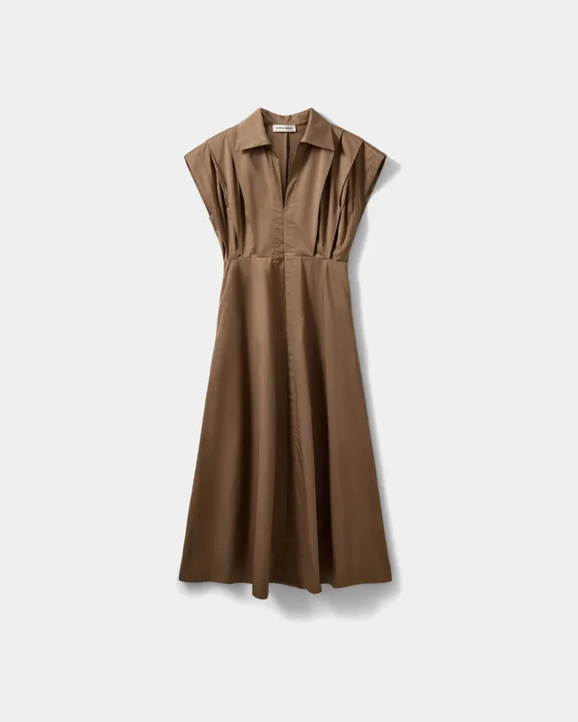 sofie-schnoor-women-minera-maxikleid-middle-brown-baumwolle image 1