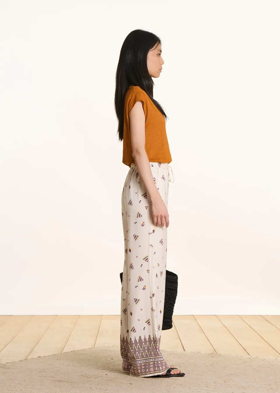 la-f-e-marabout-e-pantalons-pacao-weite-hose-ecru-ethno-print image 1
