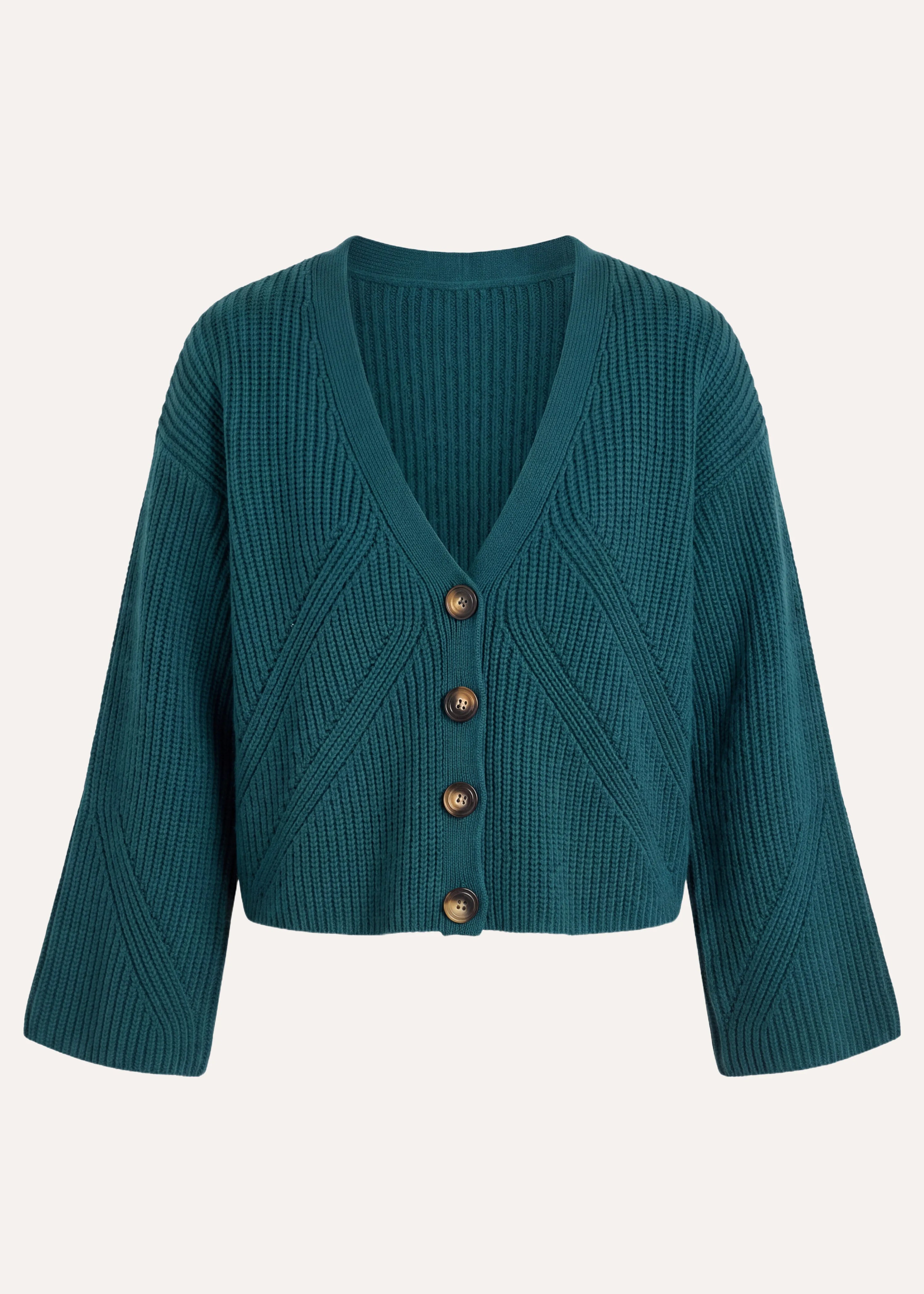 la-f-e-marabout-e-goblin-strickjacke-petrol-wolle-alpaka image 6