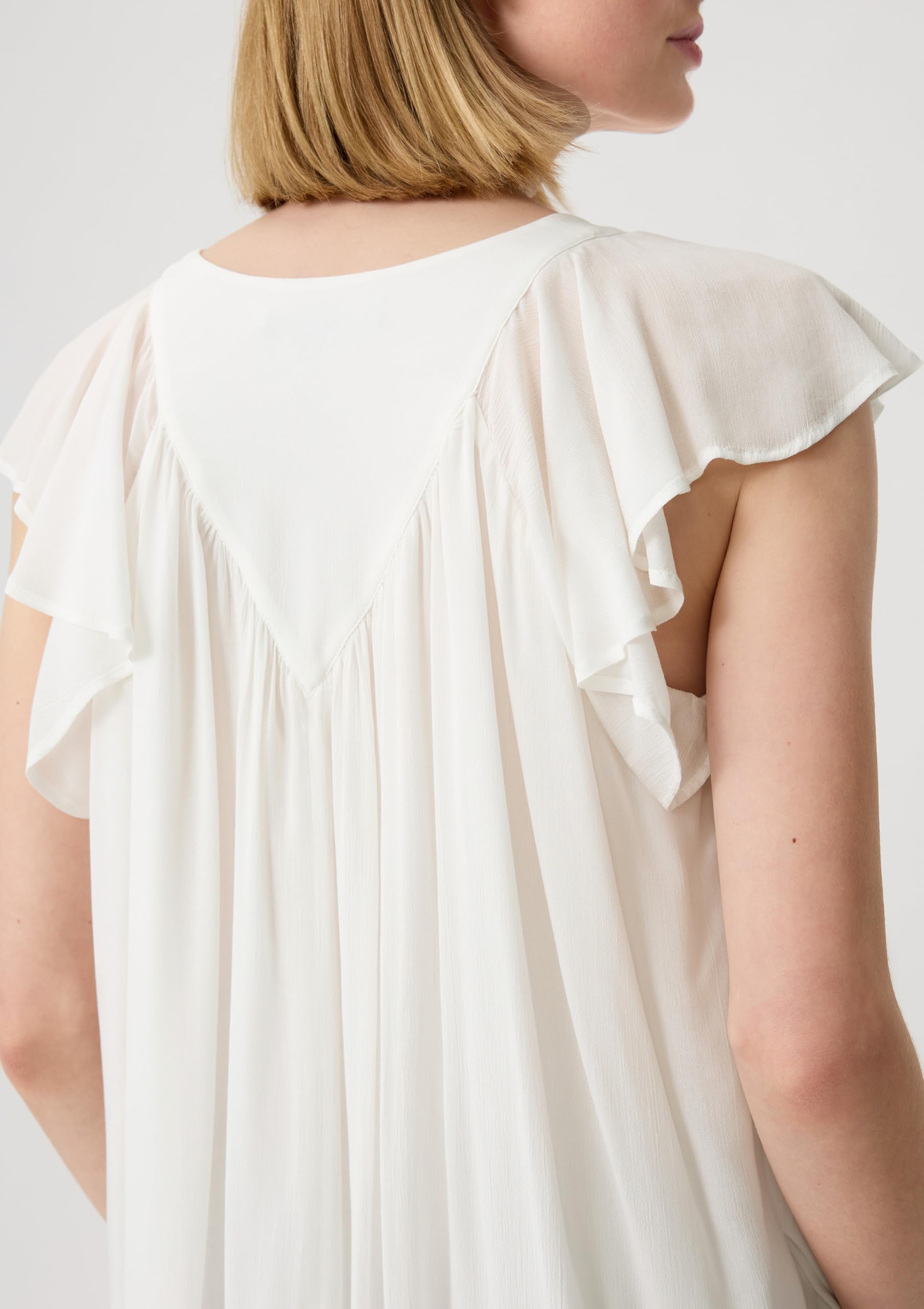 comma-cr-pe-bluse-damen-bluse-gr-40-viskose-raffung image 5