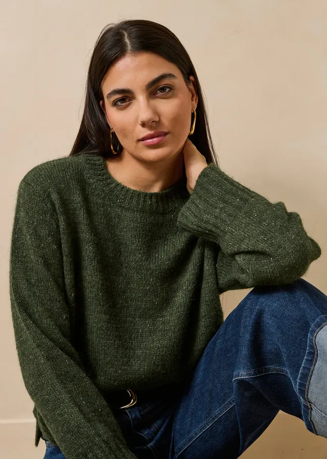 la-f-e-marabout-e-gamora-pullover-kaki-wolle-alpaka image 1