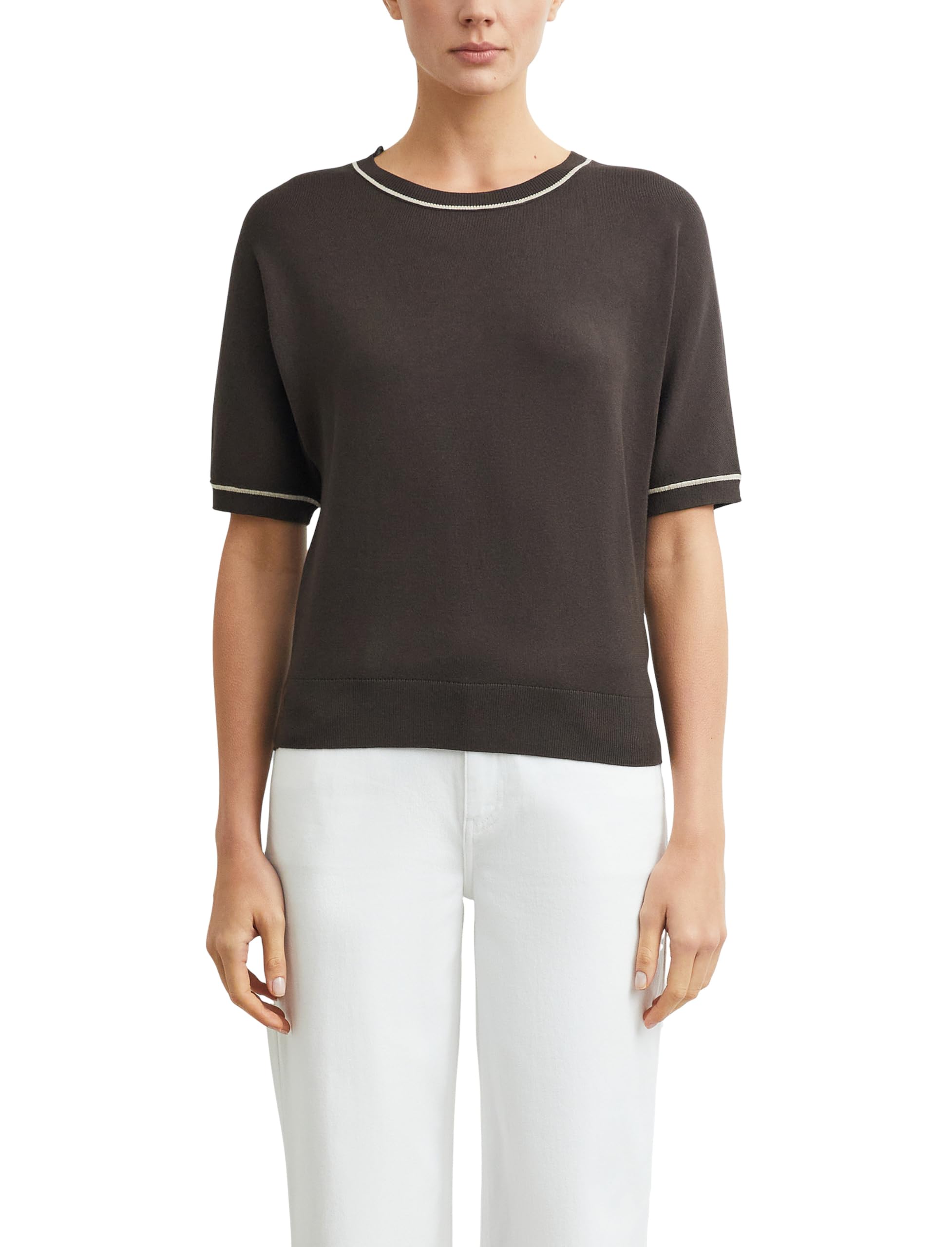 comma-strickpullover-relaxed-fit-pullover-dunkelbraun-gr-34 image 1