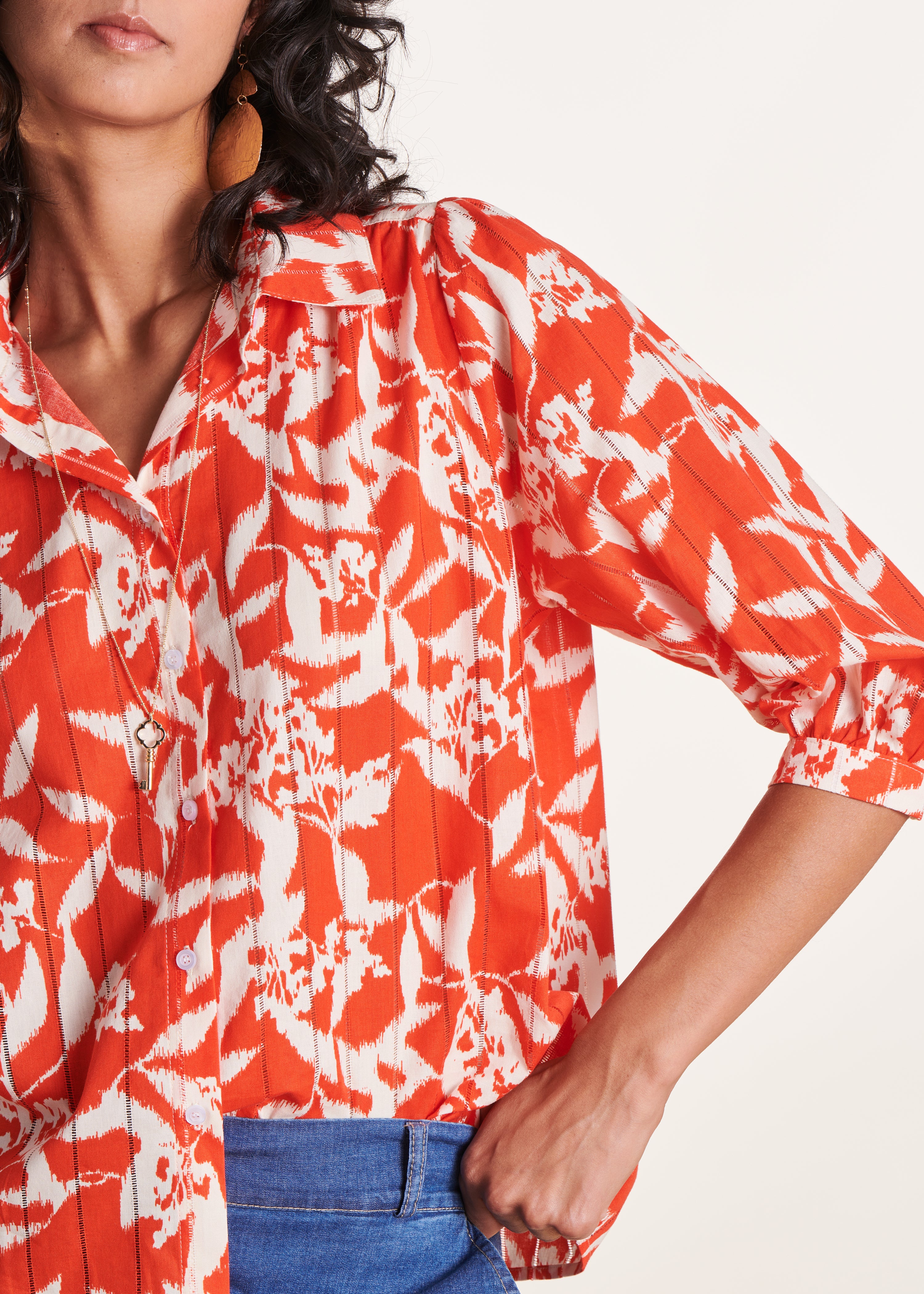 la-f-e-marabout-e-chemises-sopou-bluse-bio-baumwolle-orange image 5