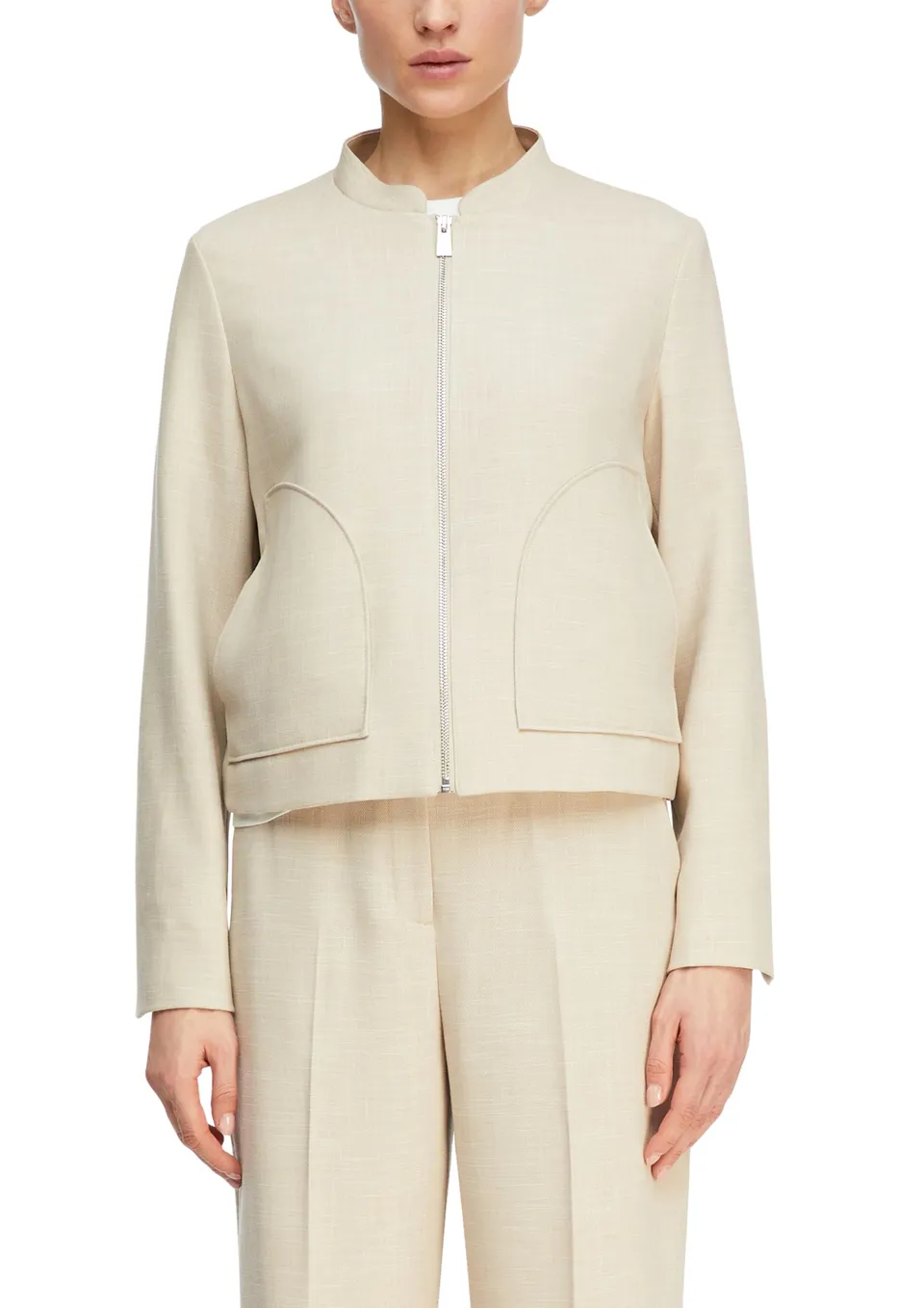 comma-jackets-indoor-jacke-boxy-beige-gr-34 image 1