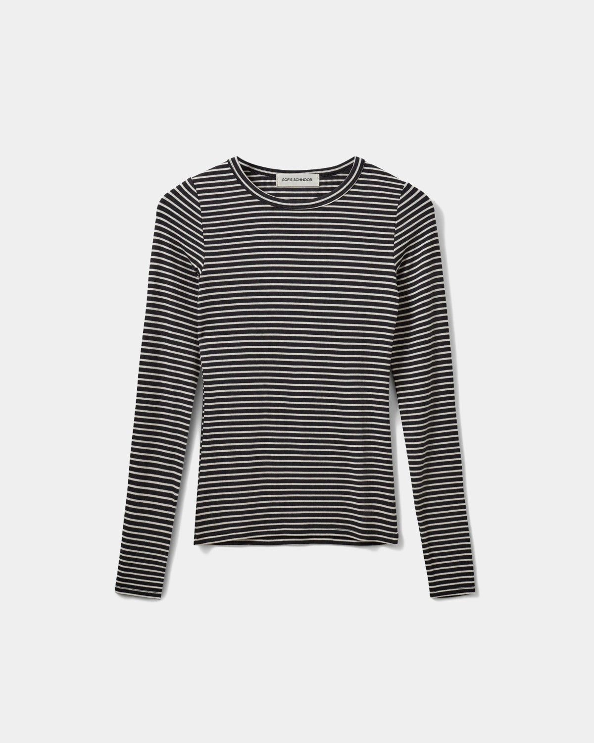 sofie-schnoor-women-petriciasw-langarmshirt-schwarz-gestreift image 1