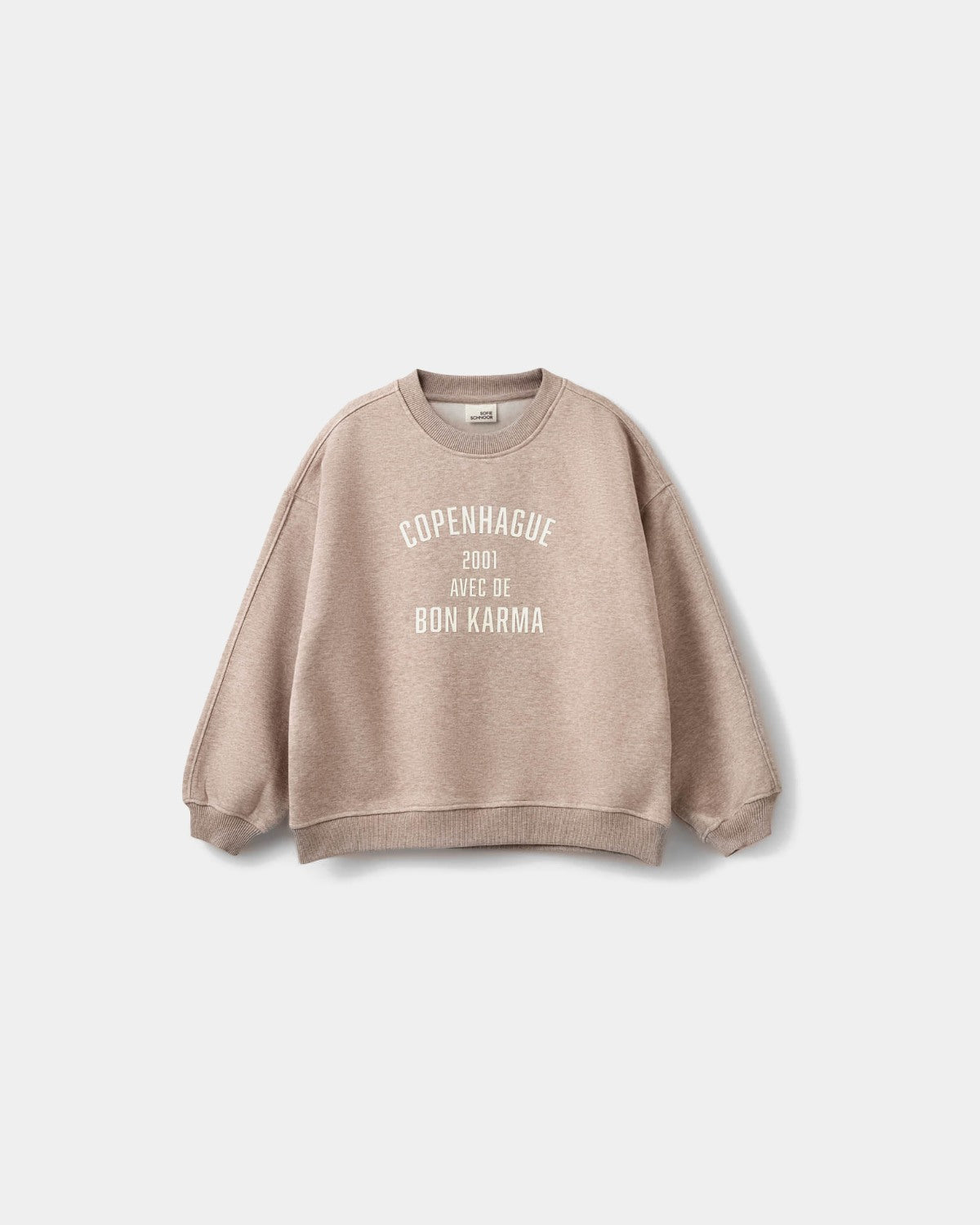 sofie-schnoor-young-elins-sweatshirt-braunmelange-print image 1