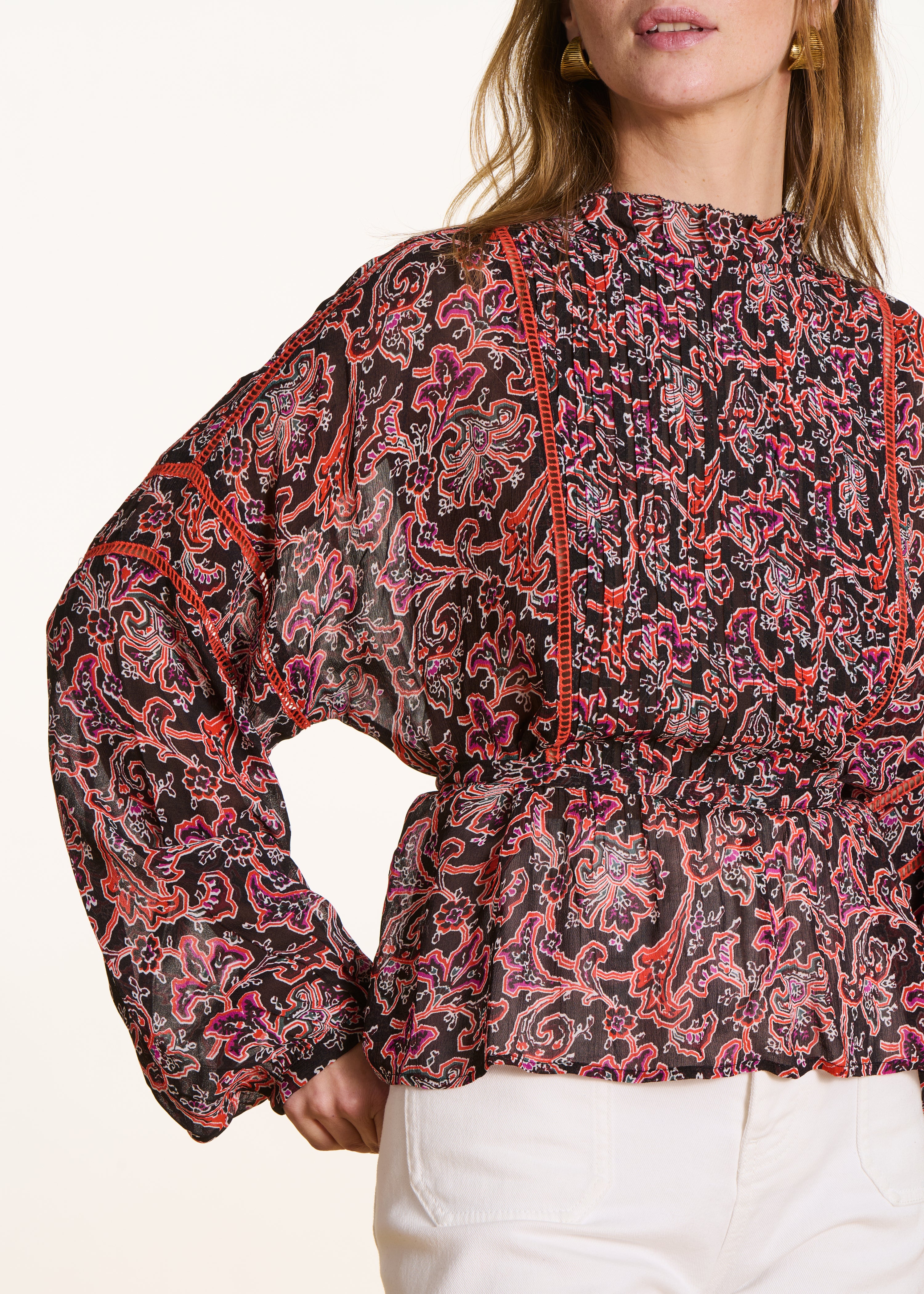 la-f-e-marabout-e-fiz-bluse-schwarz-floral-langarm image 6