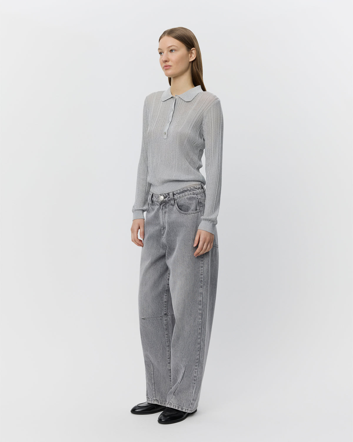 sofie-schnoor-women-mindysw-knit-bluse-silber-transparent image 3