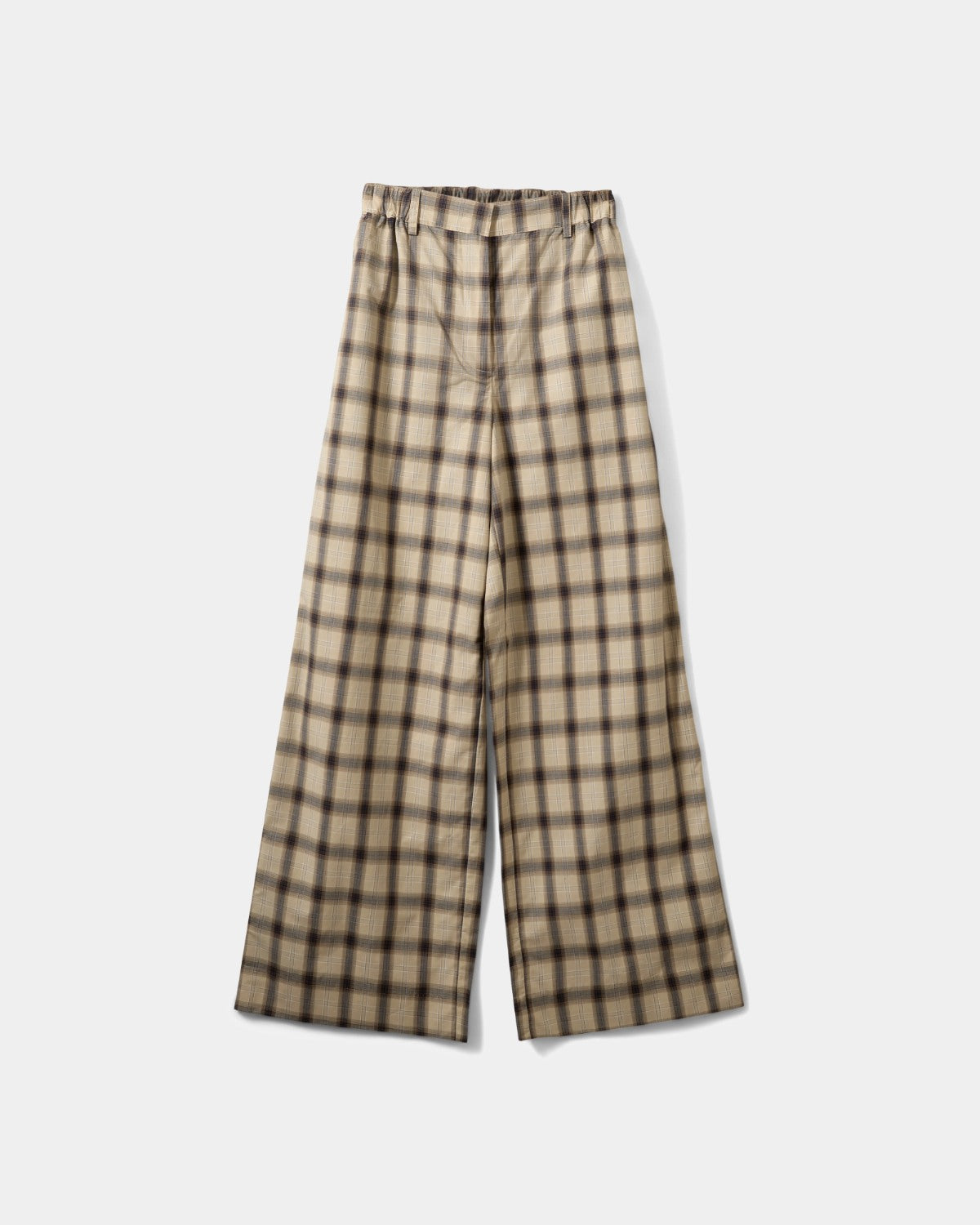 sofie-schnoor-women-reinesw-check-wide-leg-hose-grau-kariert image 1