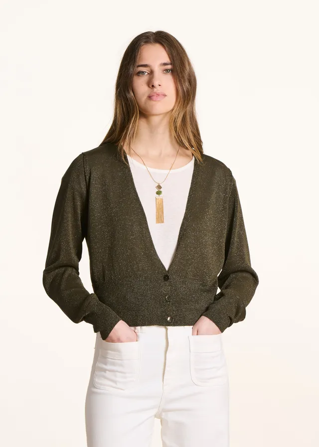 la-f-e-marabout-e-folio-strickweste-khaki-gl-nzend image 1