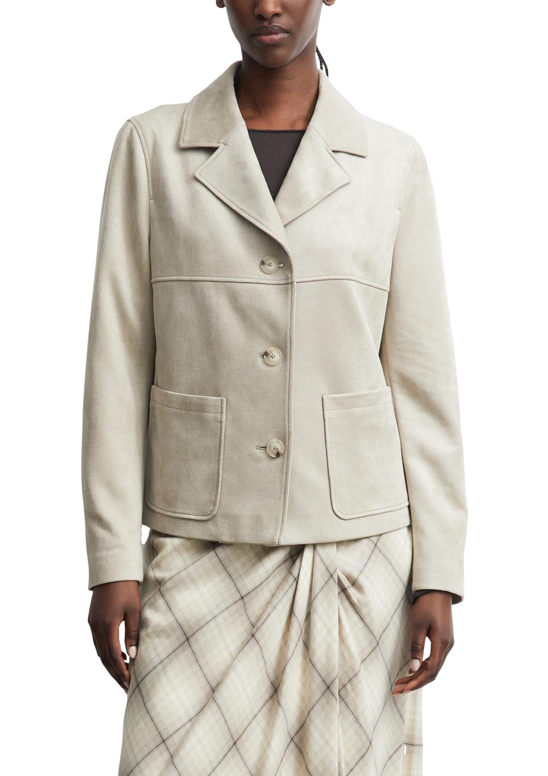 comma-jackets-indoor-jacke-velours-gr-e-34-reverskragen image 1