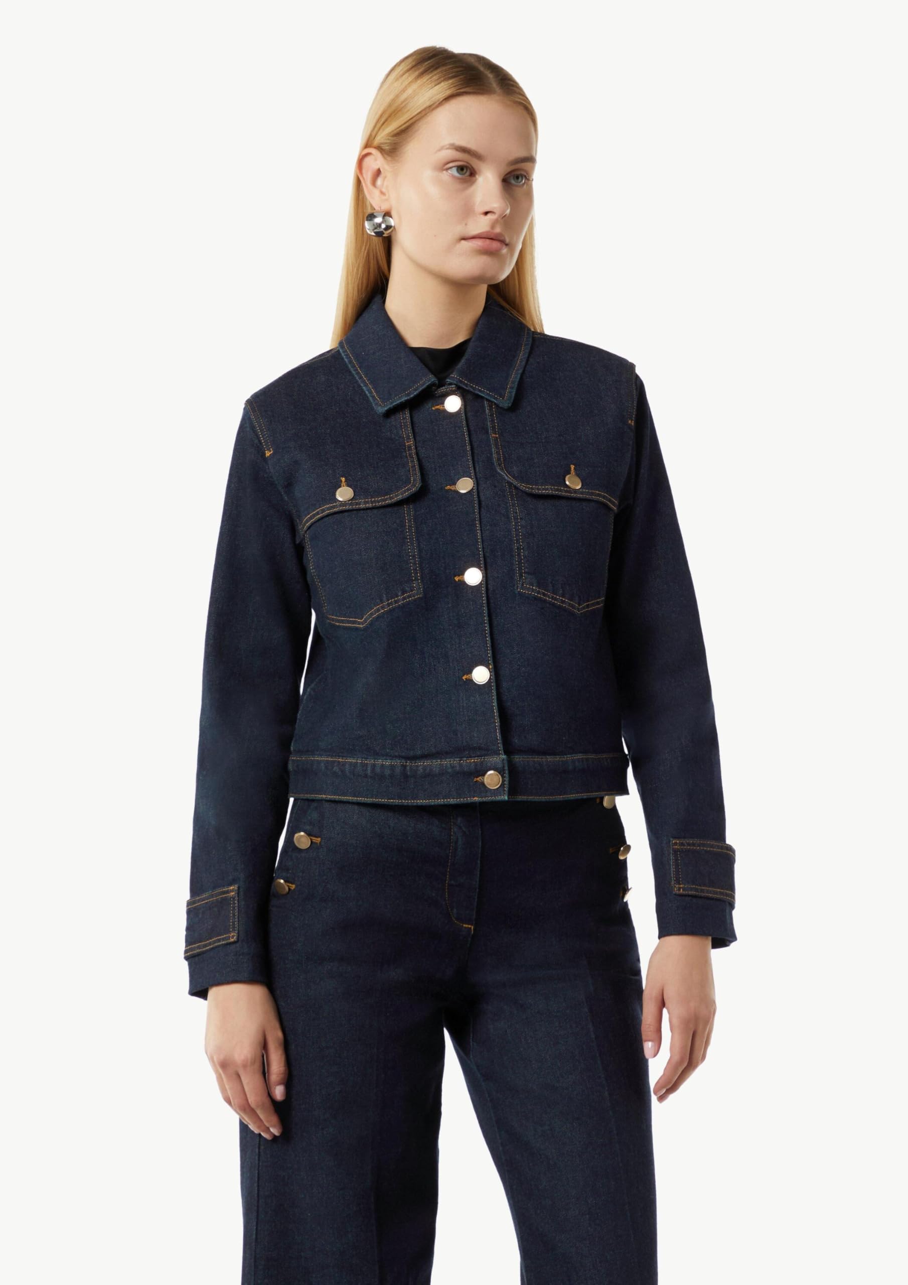 comma-denimjacke-kastig-gold-kn-pfe-jacke-gr-e-40-navy image 5